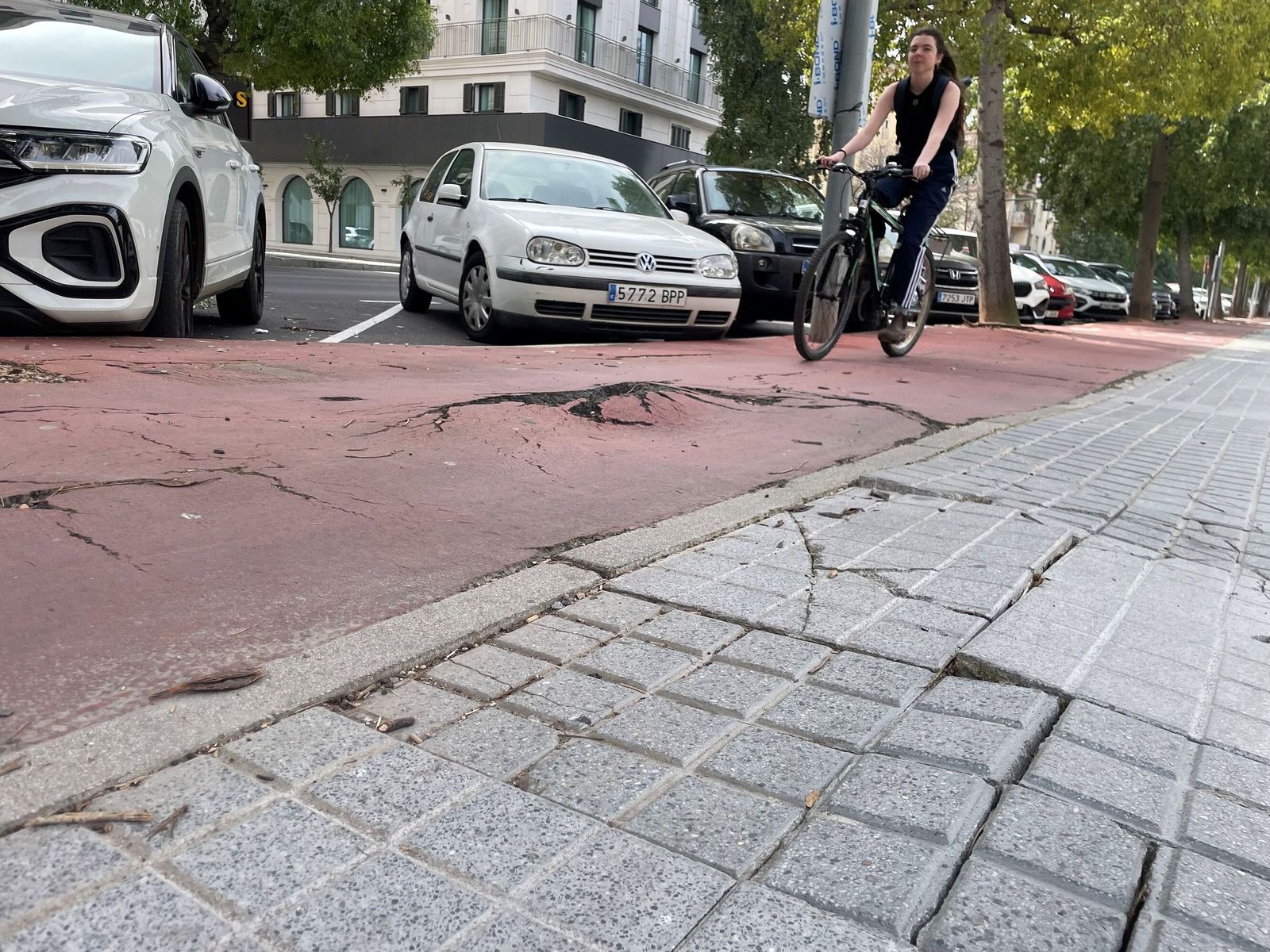 Un paseo por los puntos negros del carril bici de Córdoba