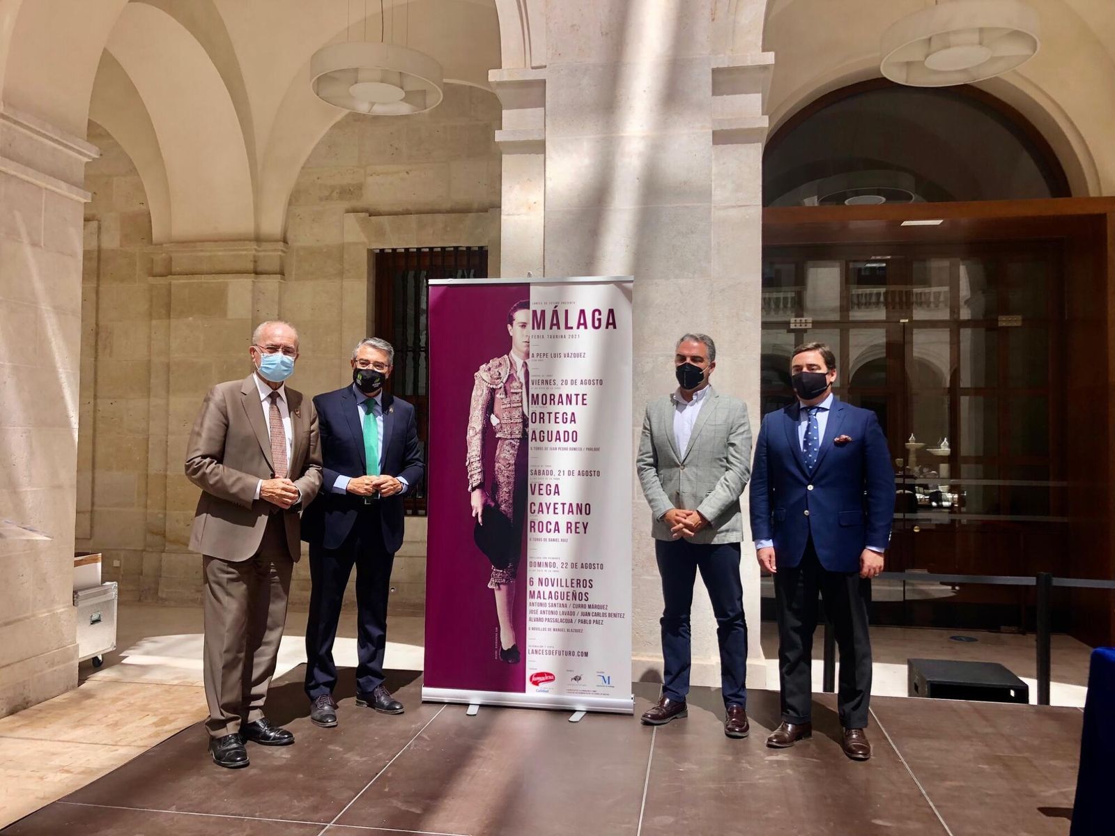 Presentación de los carteles de Málaga.