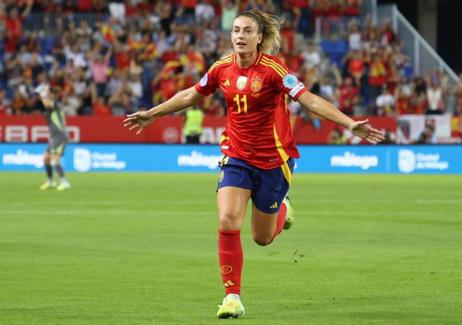 El España-Suecia de Málaga, en fotos