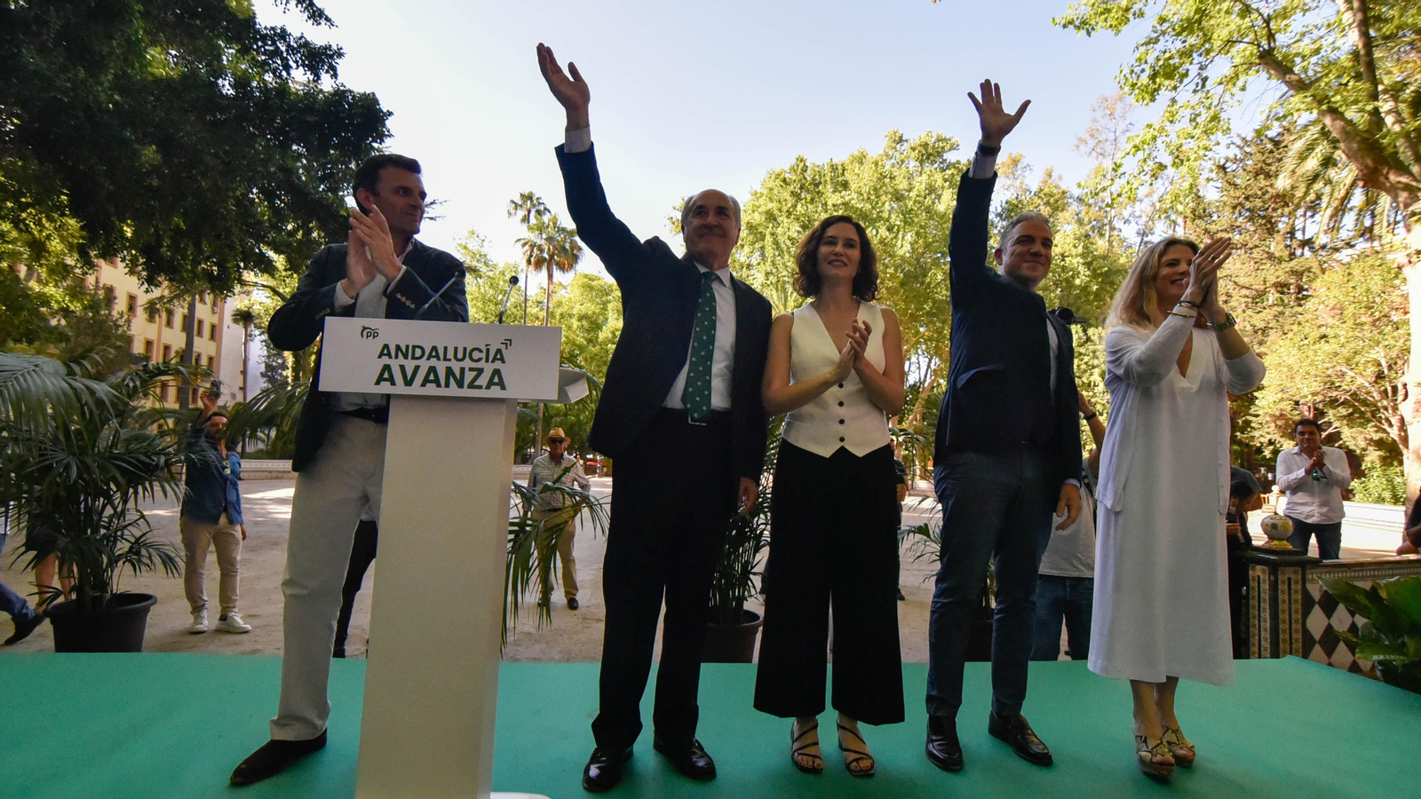 Fotos de Isabel Díaz Ayuso en Algeciras