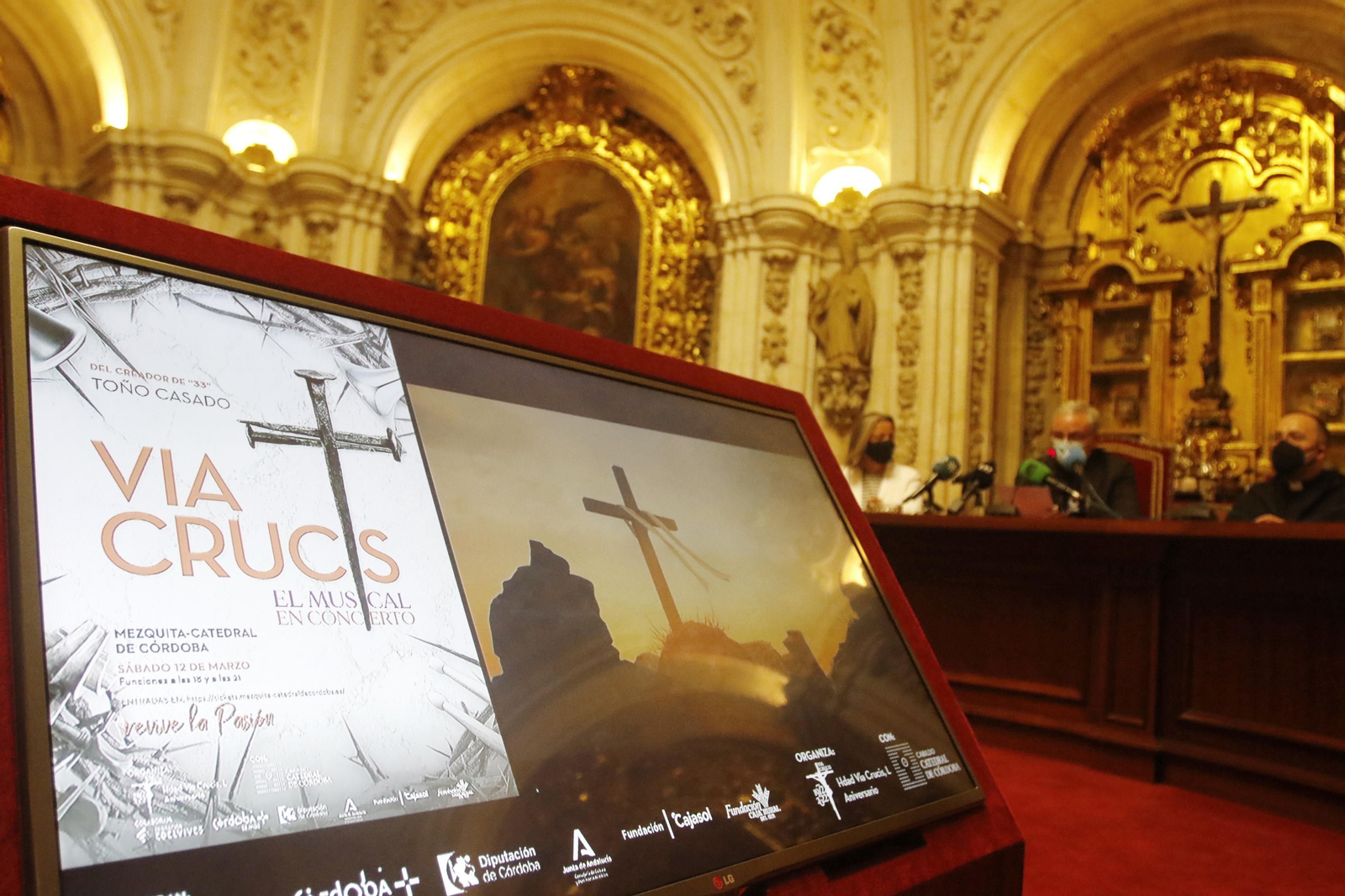 Presentación del 'Via crucis, El Musical' en la sala capitular.