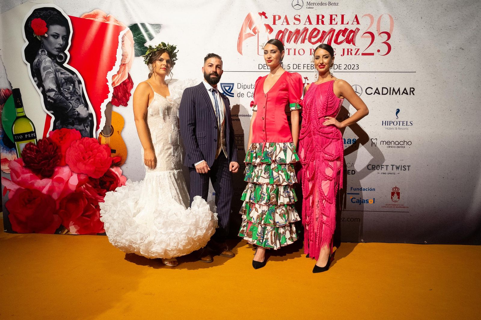 Desfile de David Panal en la Pasarela Flamenca Jerez Tío Pepe 2024
