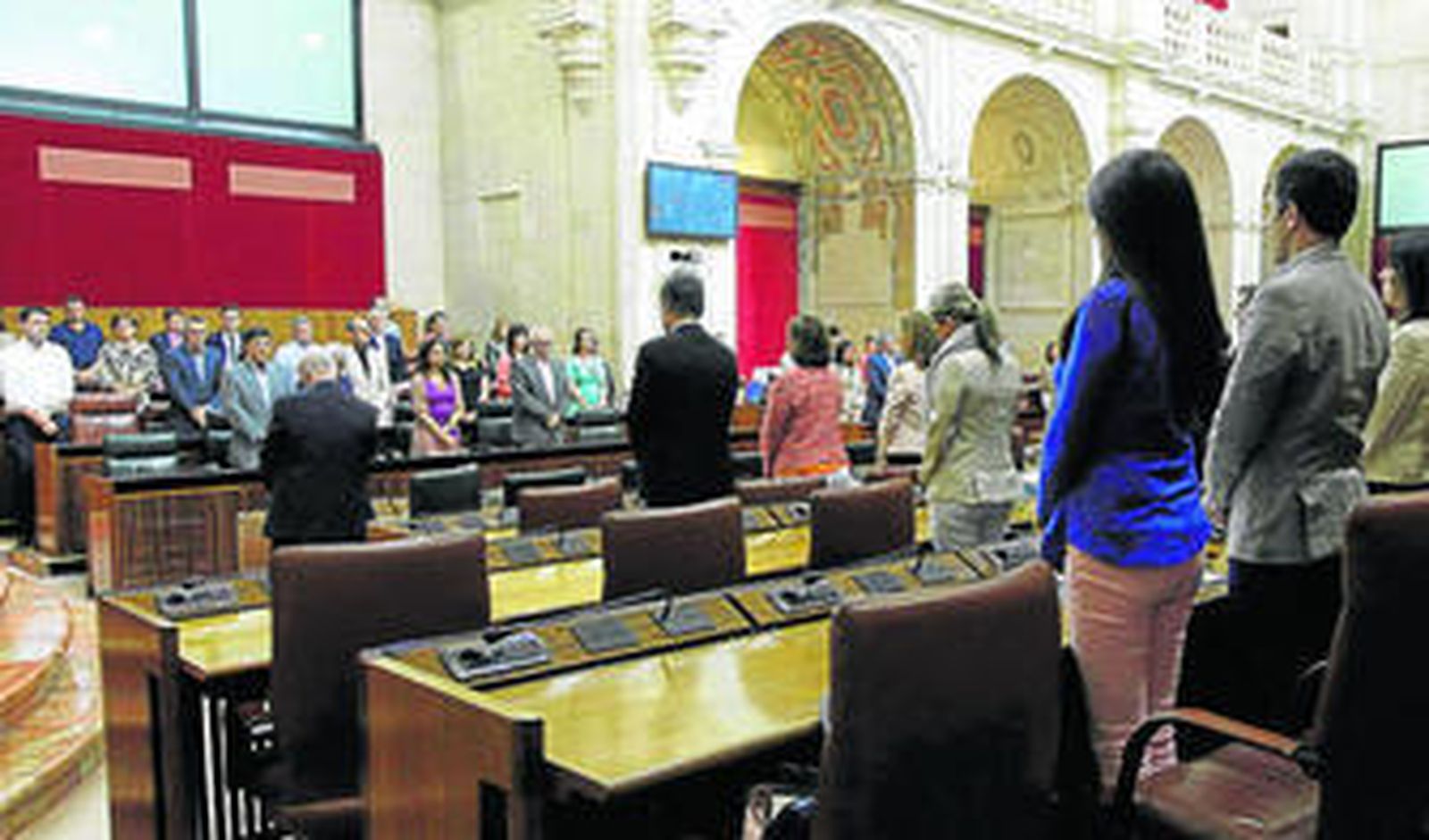 Pleno del Parlamento de Andalucía.