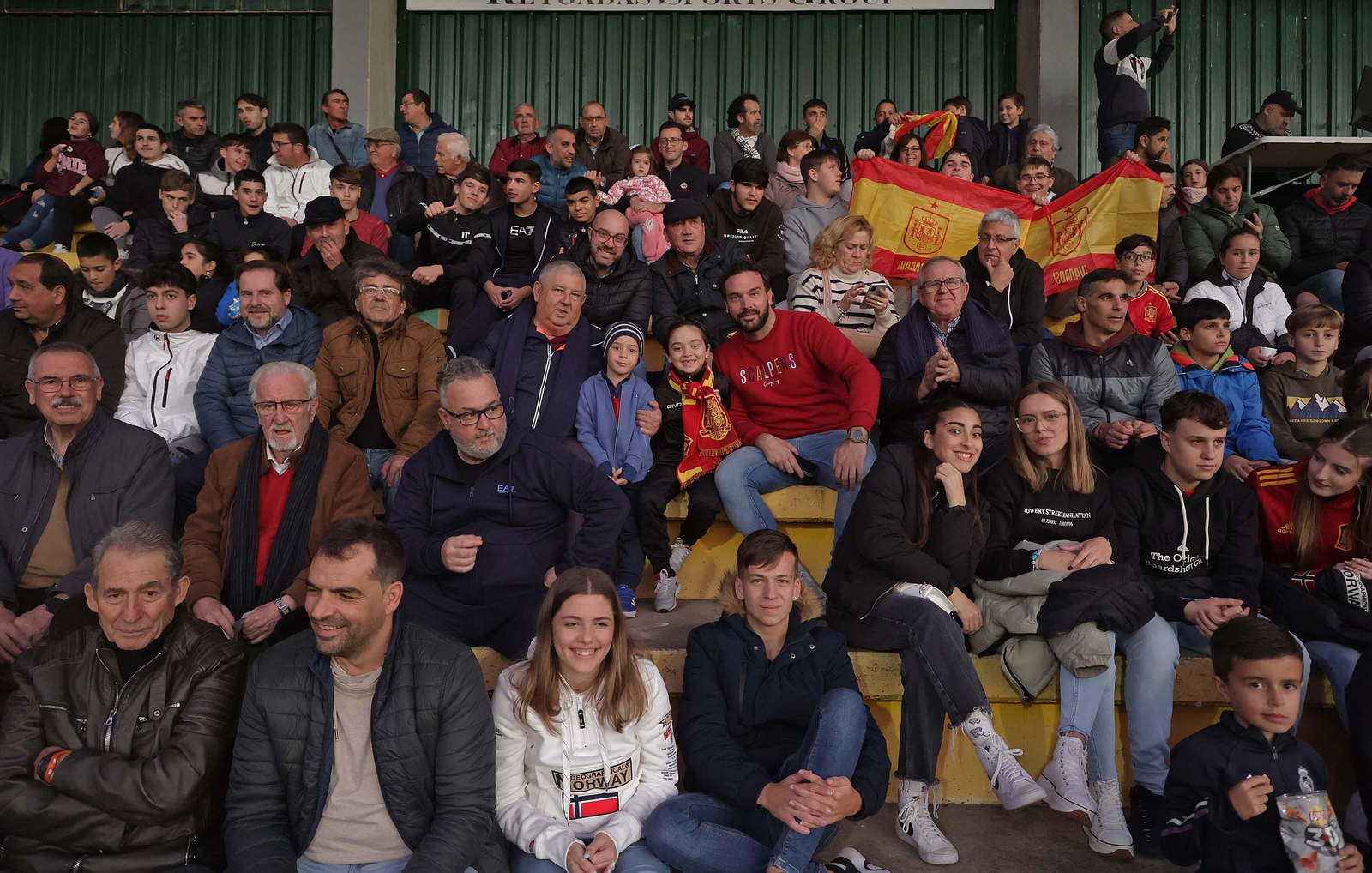 Búscate durante el España - Italia sub-17 celebrado en Los Barrios