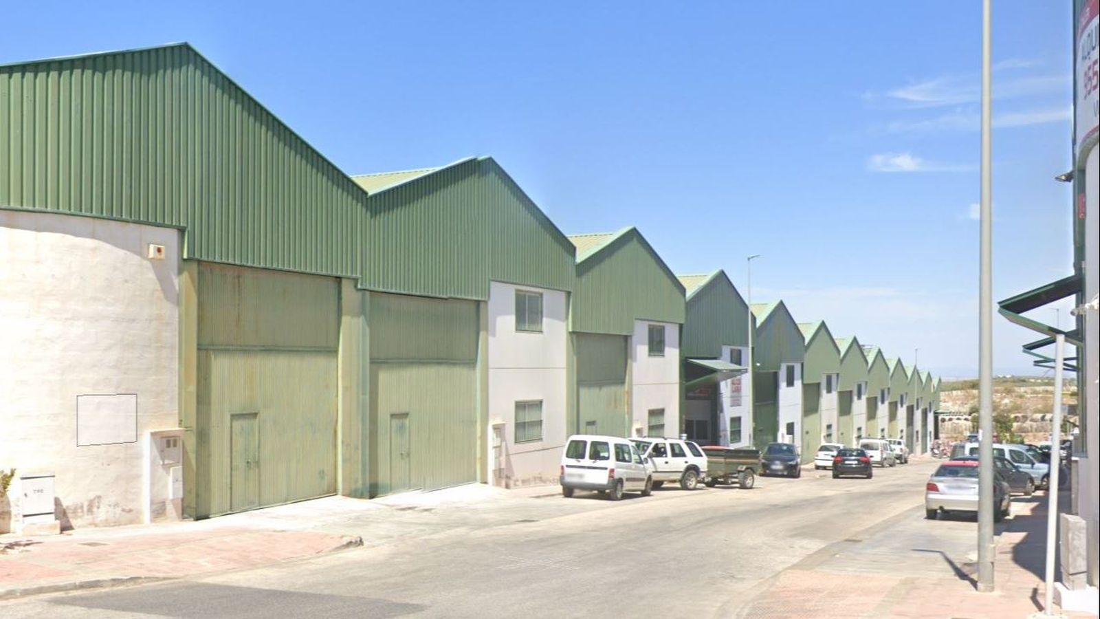 El accidente ha ocurrido en este polígono industrial de Estepa.