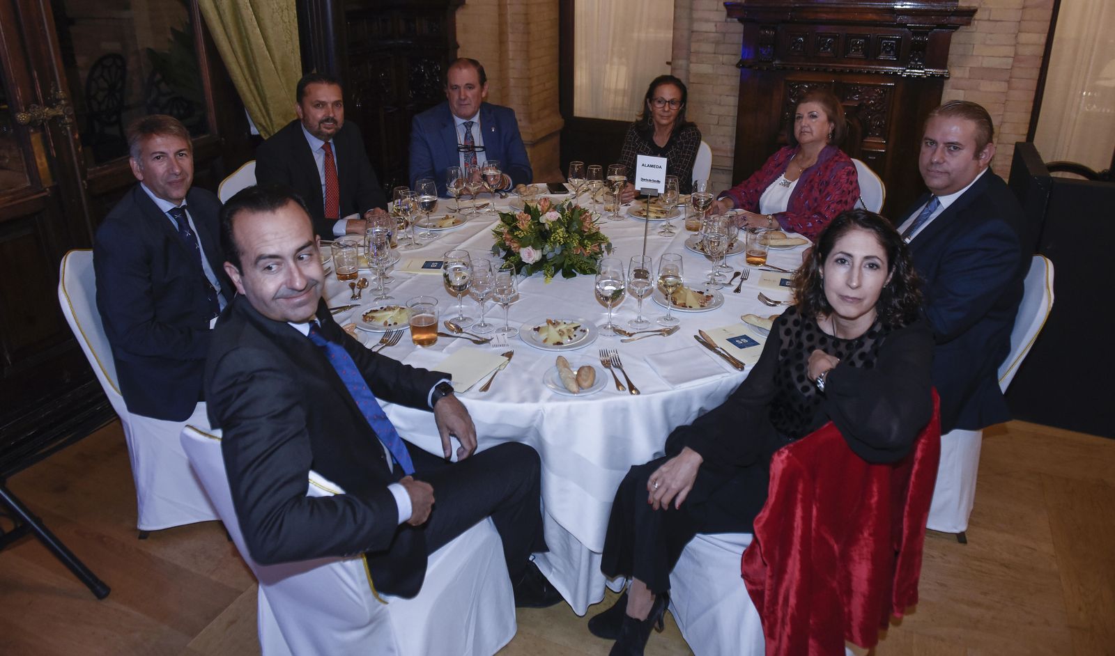 Federico Martín, Pablo Sánchez , Jorge Enrique Alma, Federico Cuevas, Salud Jiménez, Milagros Díaz, Fernando Cansino y Rosalía García.