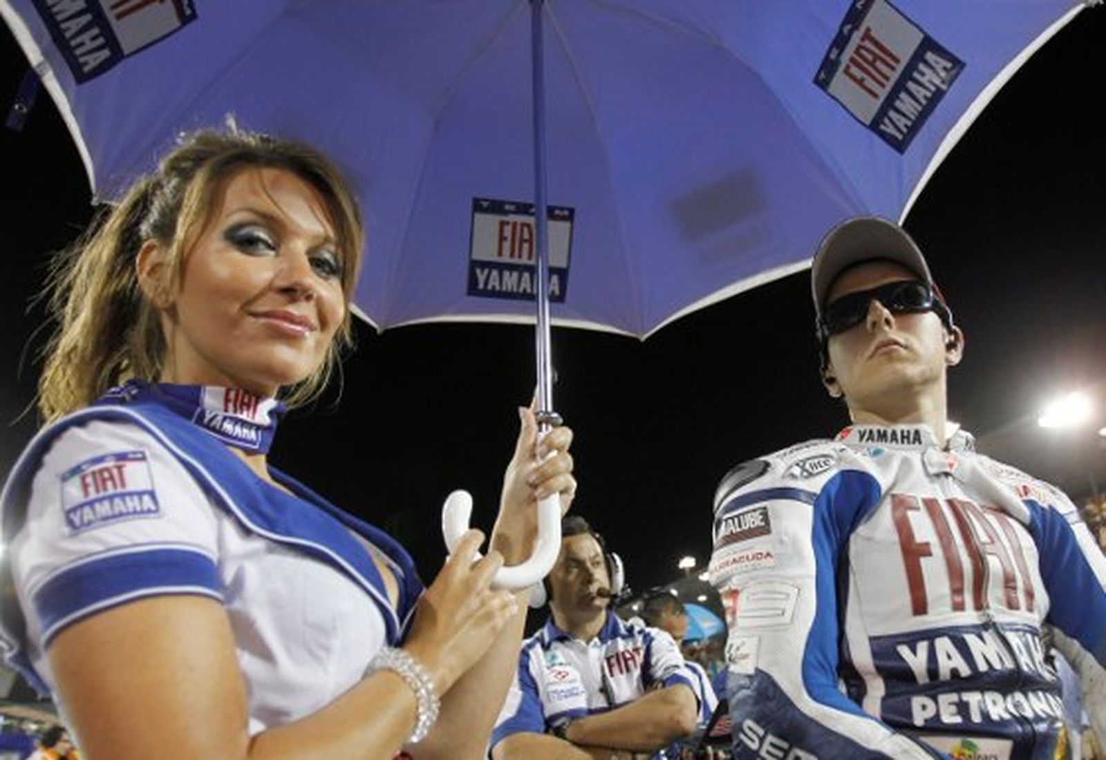 El piloto de Yamaha Jorge Lorenzo poco antes de tomar la salida en la parrilla de MotoGP

Foto: Agencias