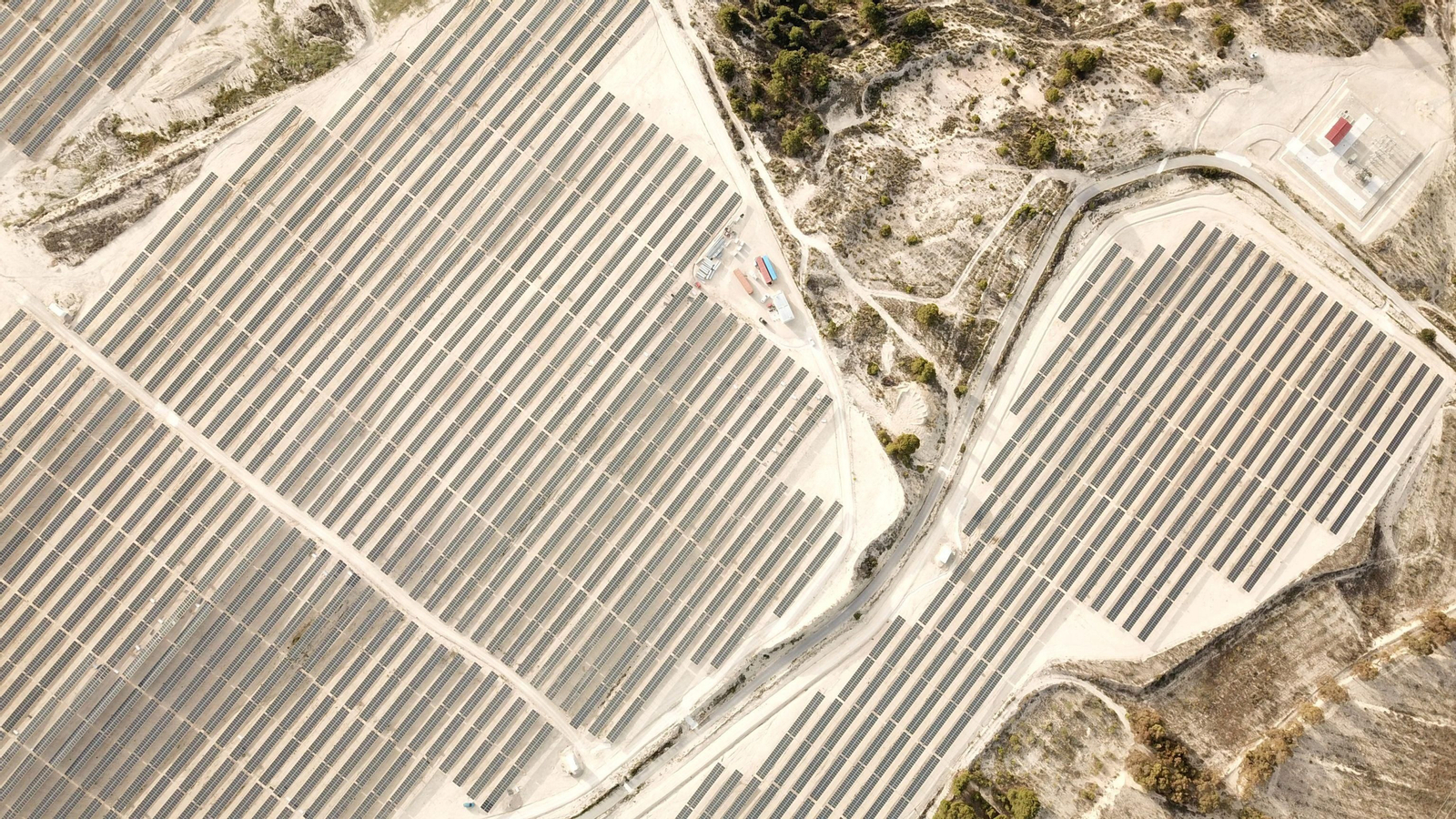 Imagen de una planta fotovoltaica de X-Elio.