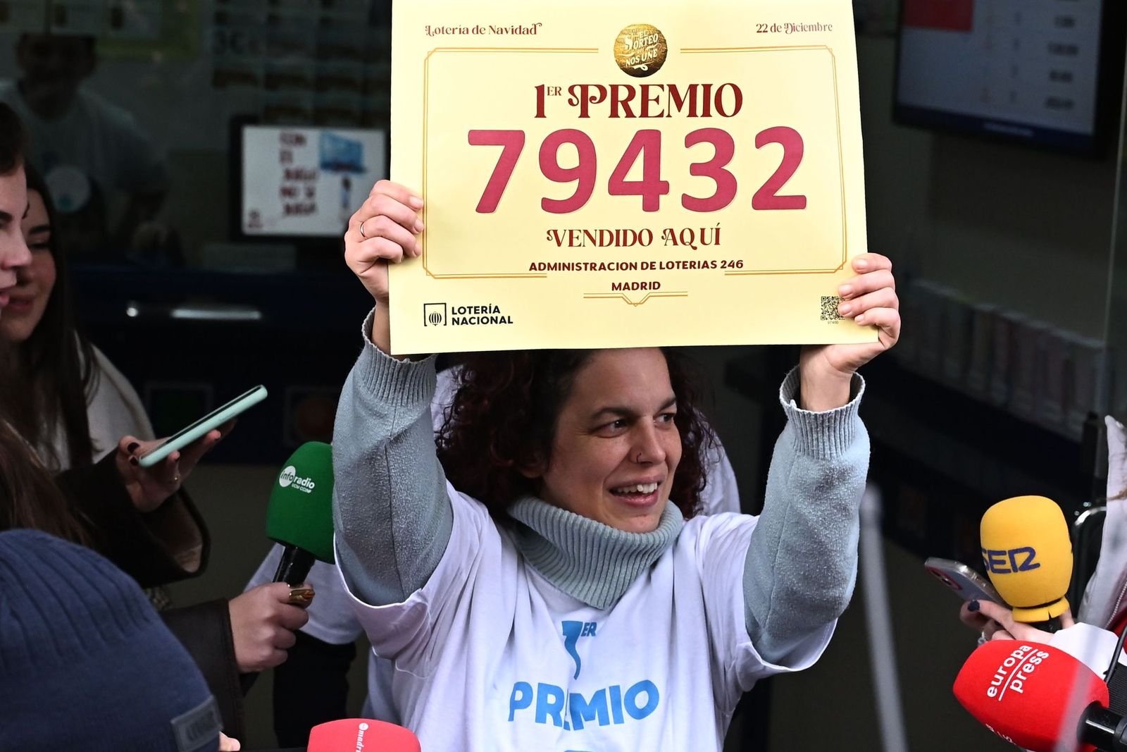 La mejor fotogalería del sorteo de la Lotería de Navidad 2025