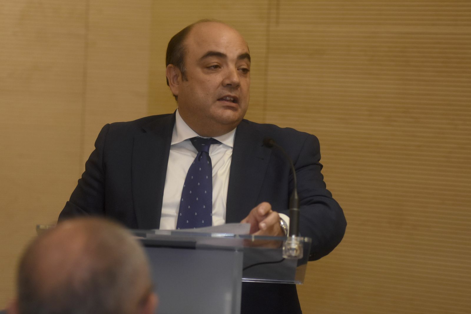 El decano del Colegio de Abogados, José Luis Garrido.