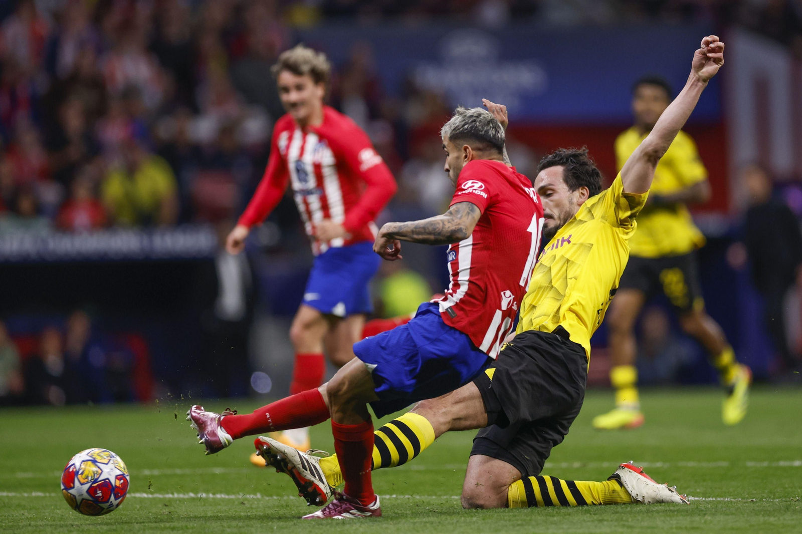 El Atlético de Madrid - Borussia Dortmund, en fotos