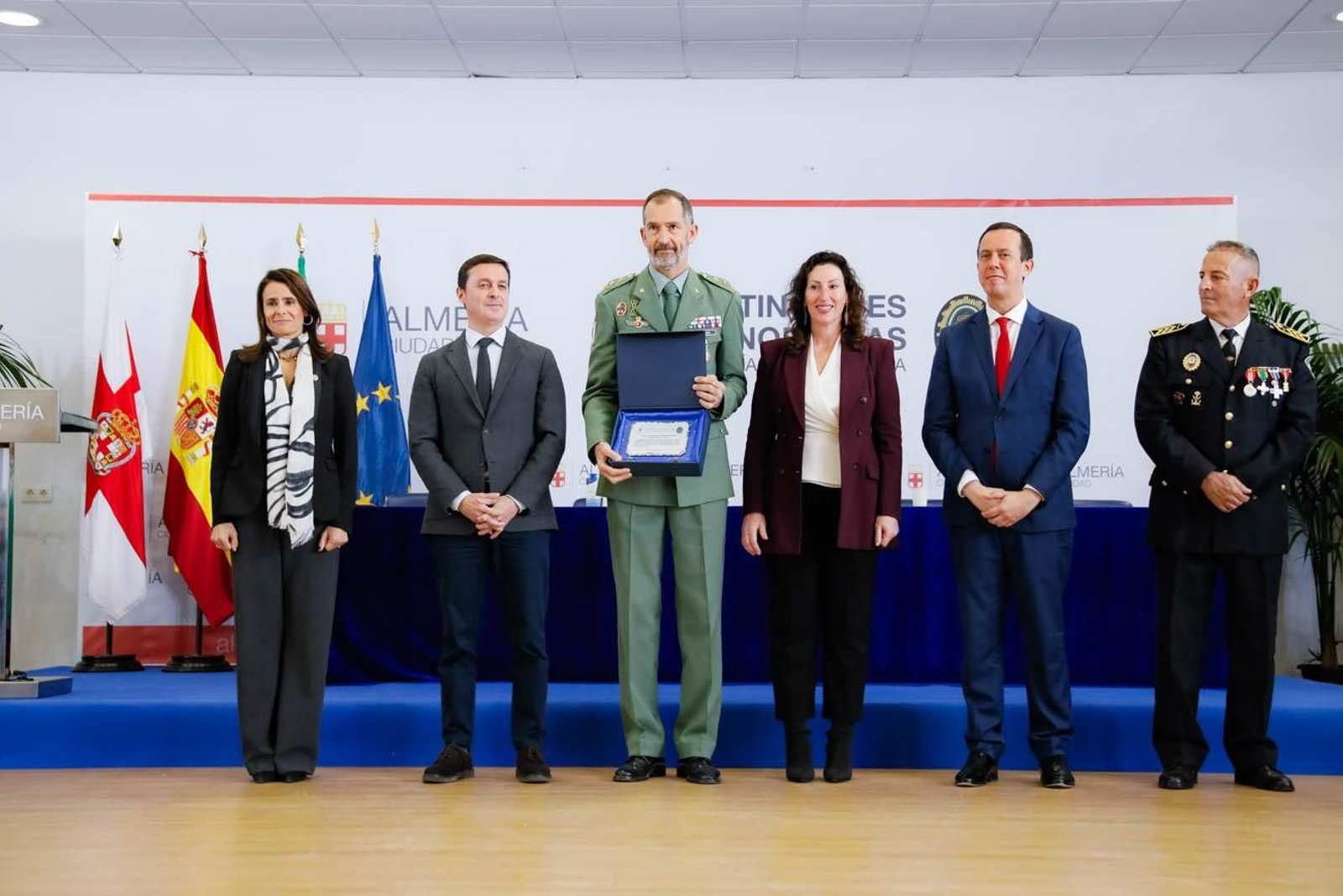 Las imágenes del la celebración de San Esteban en la Jefatura de la Policía Local