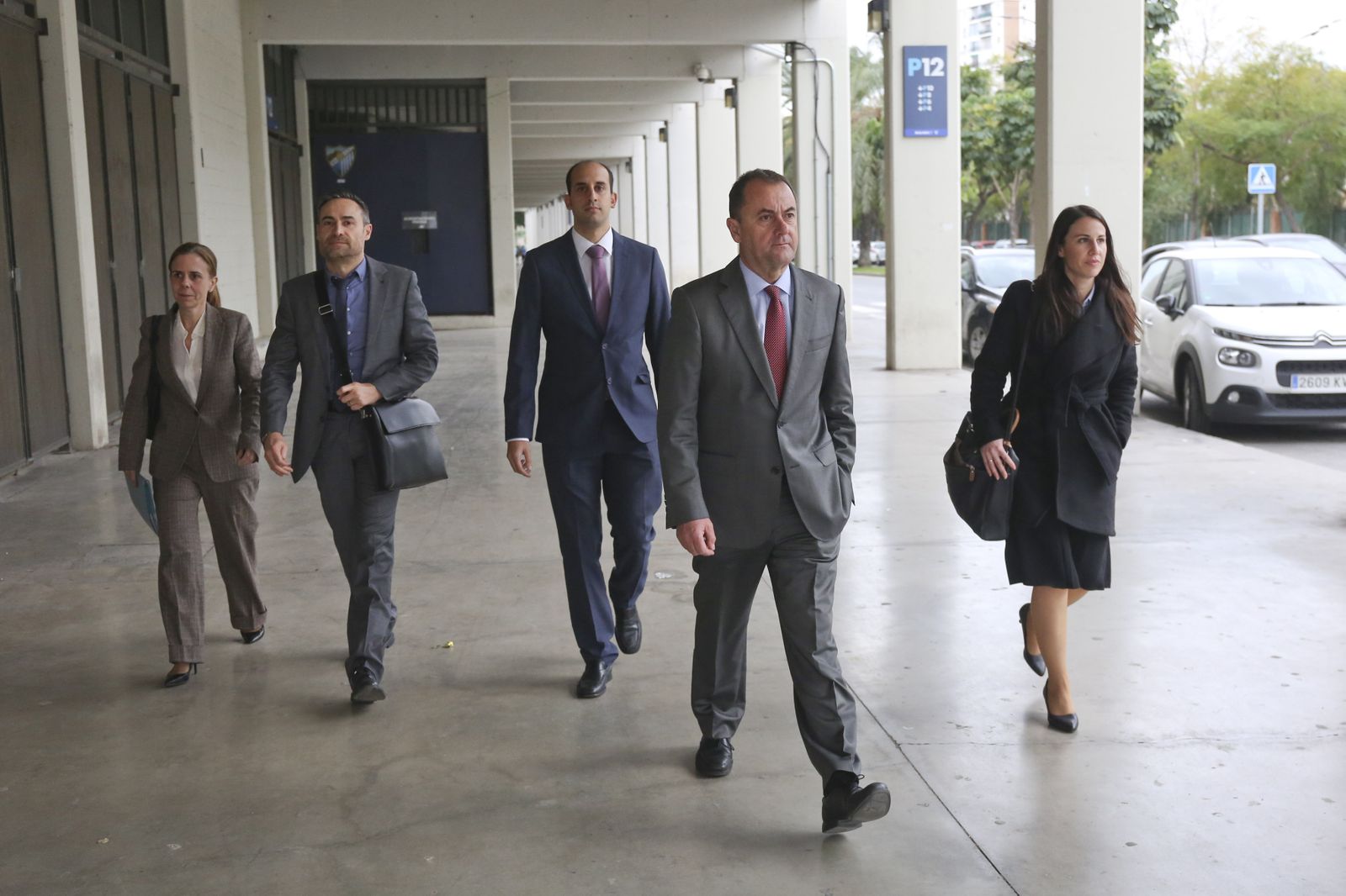 Las fotos del primer día en La Rosaleda del administrador José María Muñoz Jiménez