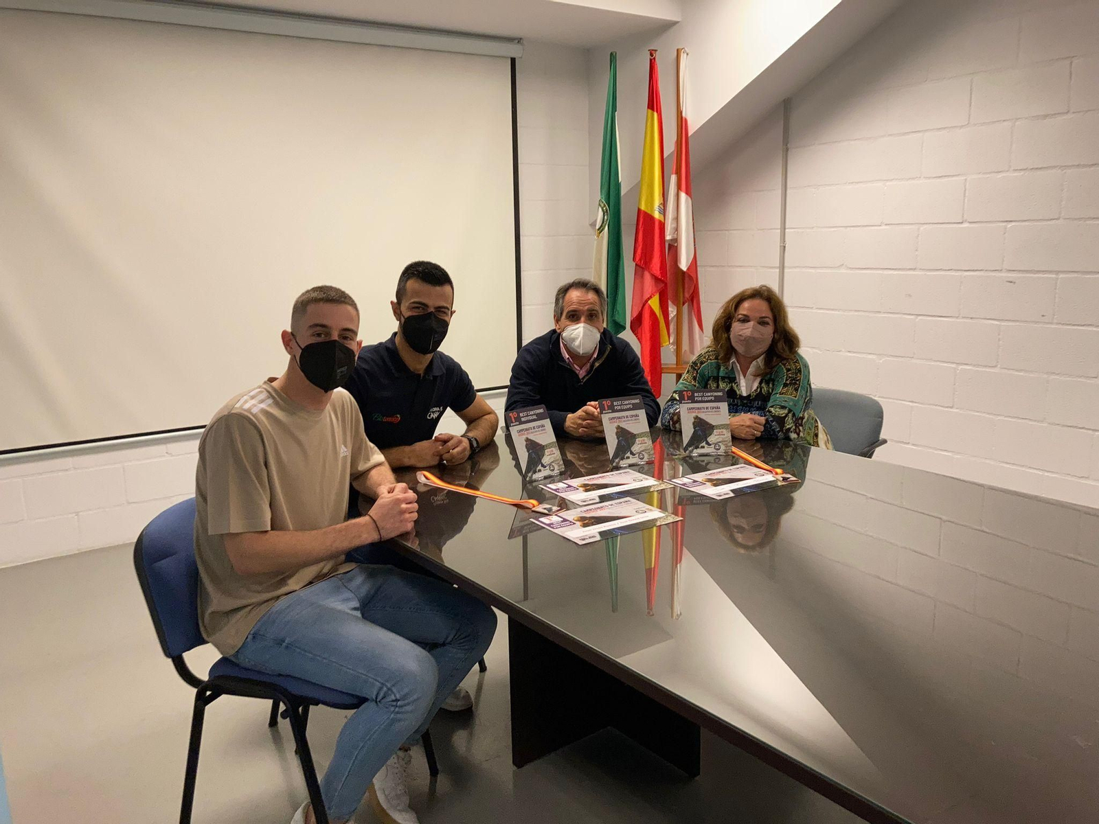 Segura recibió a Ruano y Díaz en la concejalía de Deportes