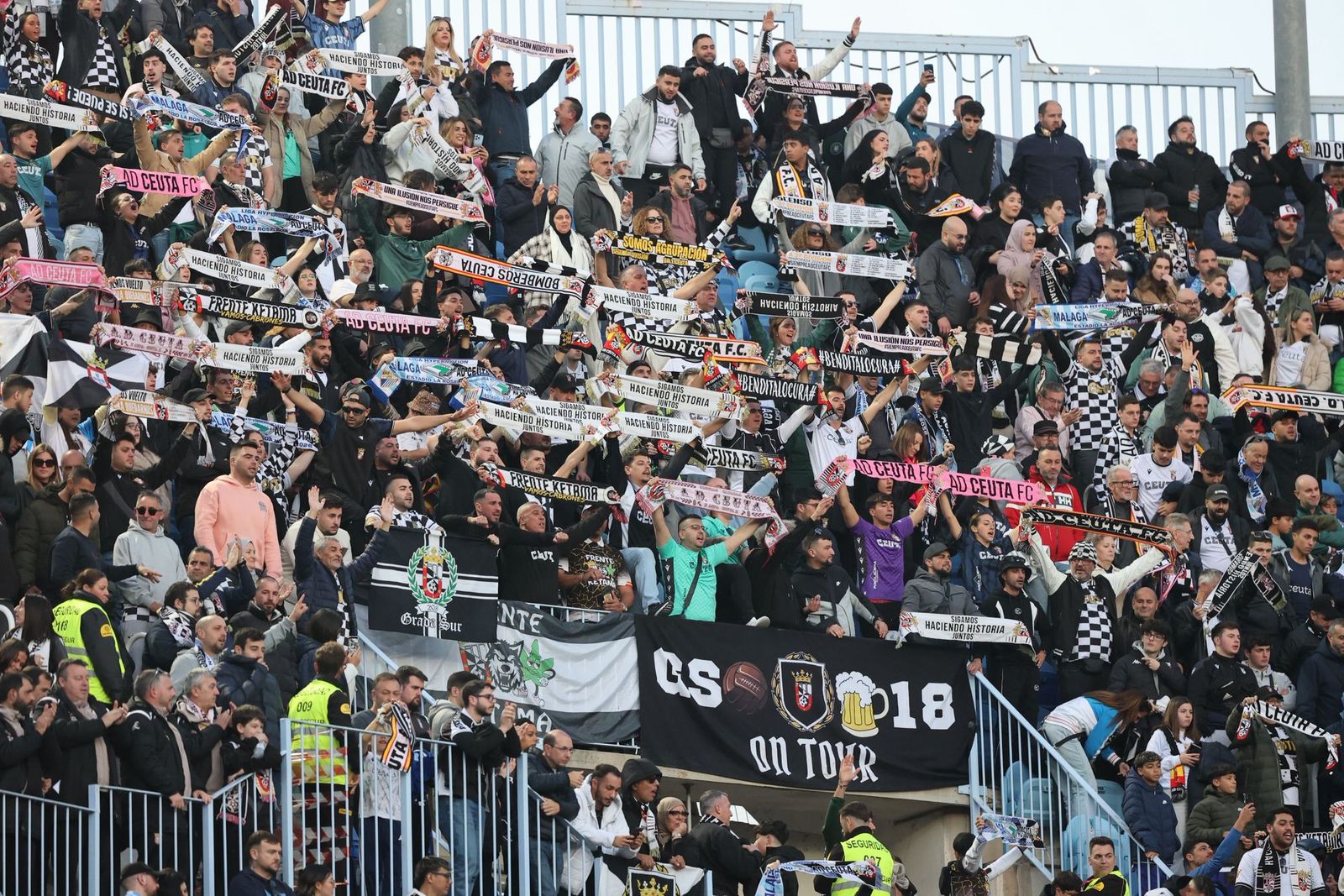 El Málaga CF-Ceuta, en fotos