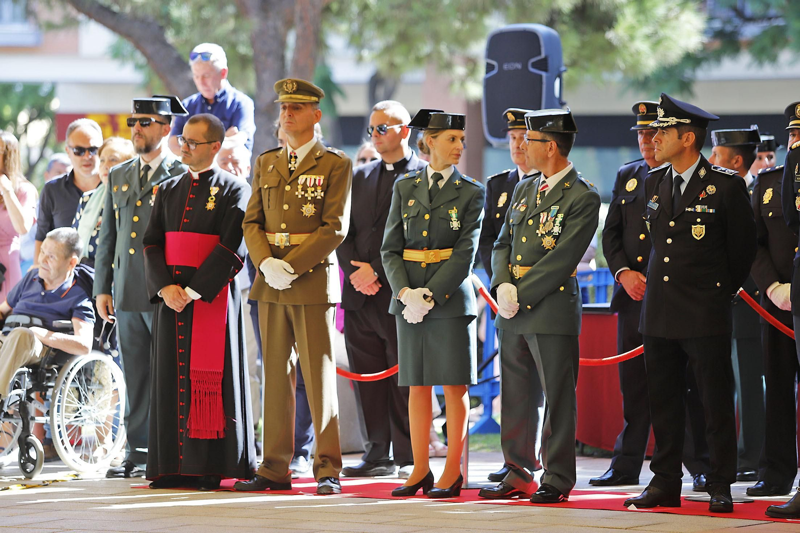 Imágenes de los actos de la Guardia Civil  en Huelva 12 de octubre, Día del Pilar