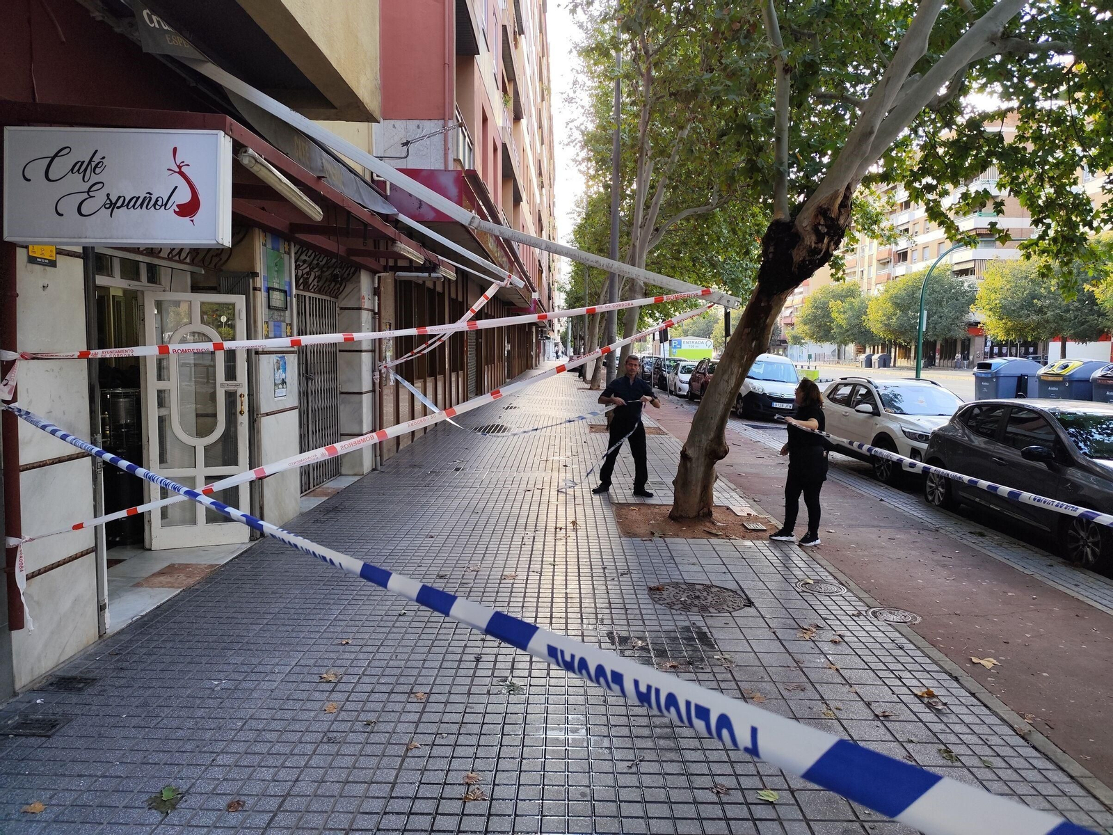 El rastro que deja la borrasca Claudia en Córdoba: anegaciones, árboles caídos y destrozos
