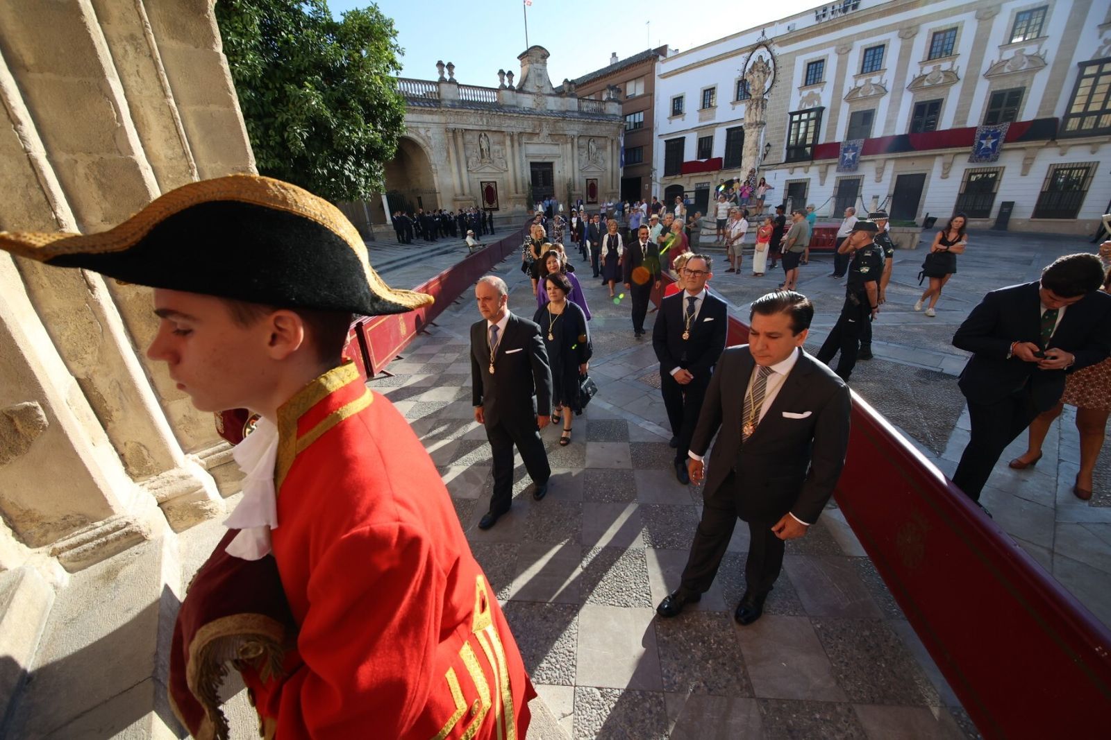 Traslado del Pendón en el día del patrón San Dionisio en Jerez