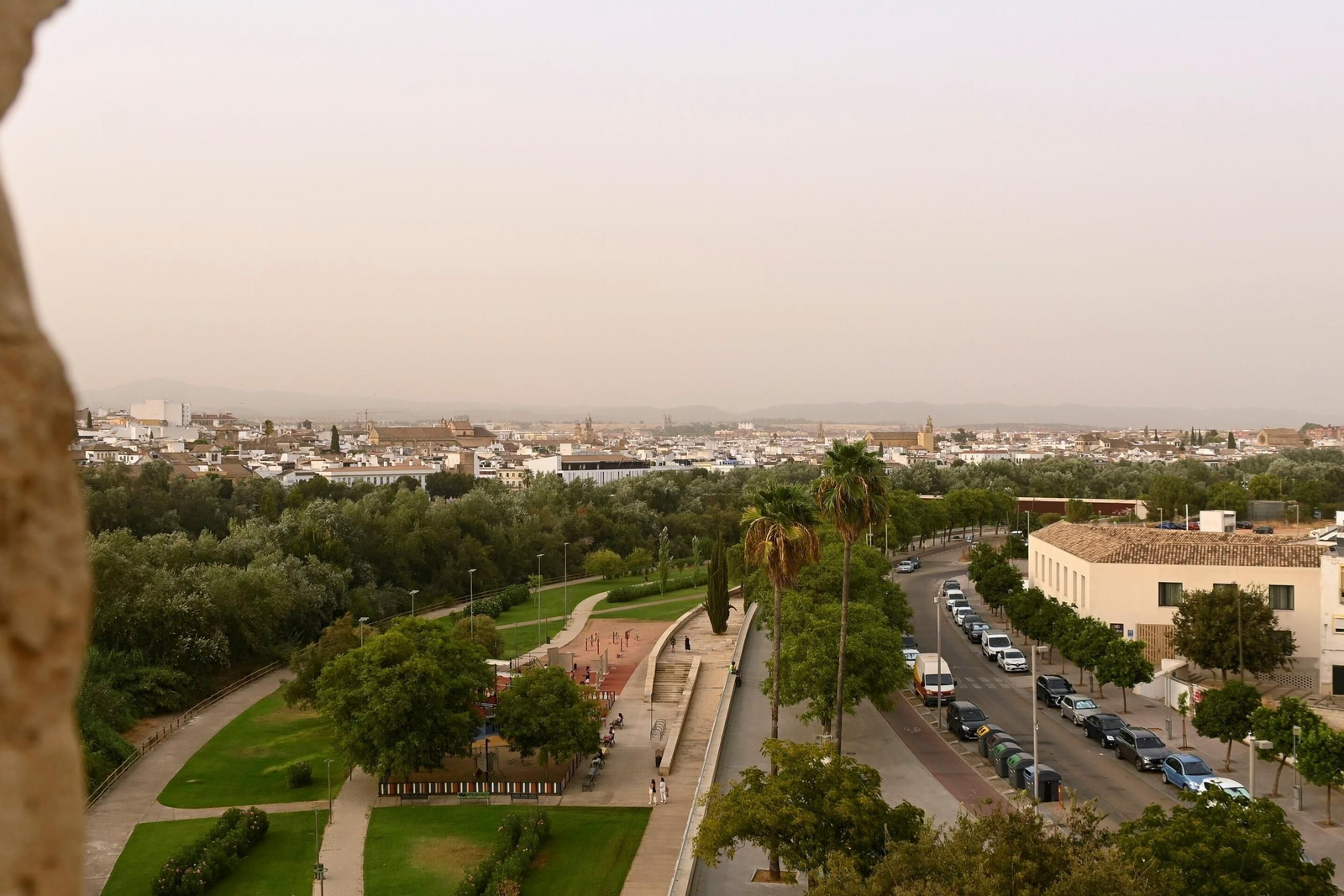 Calima sobre Córdoba