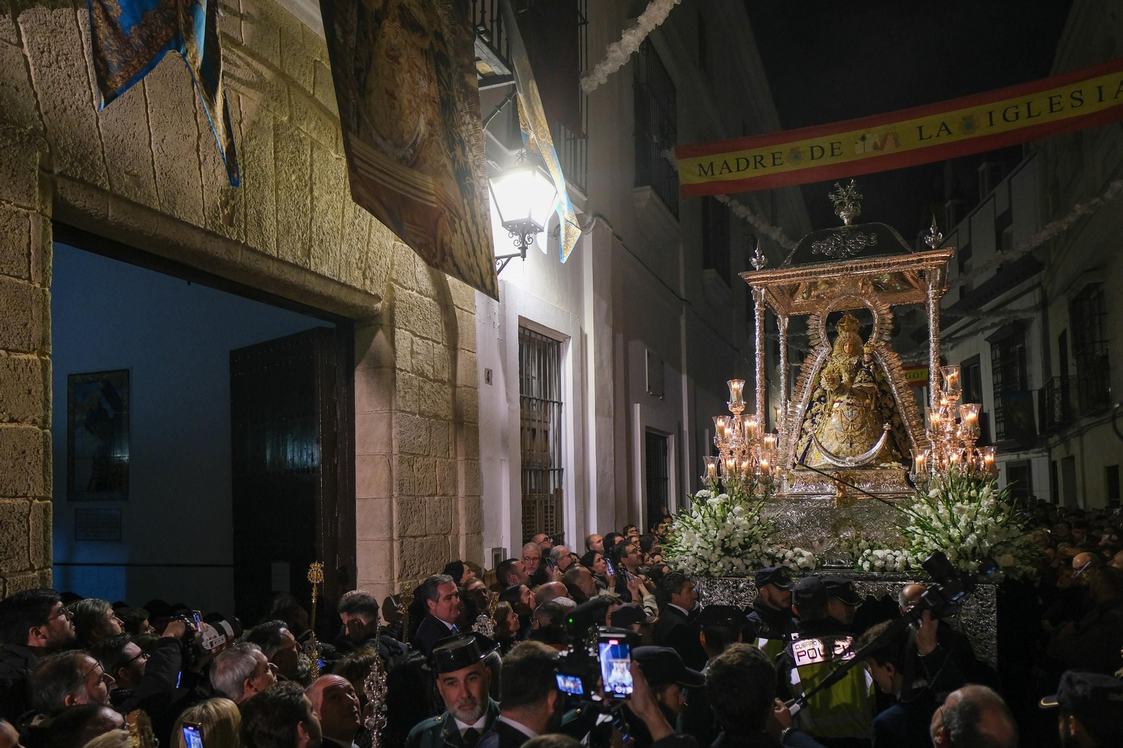 La Virgen de Consolación de Utrera durante su regreso