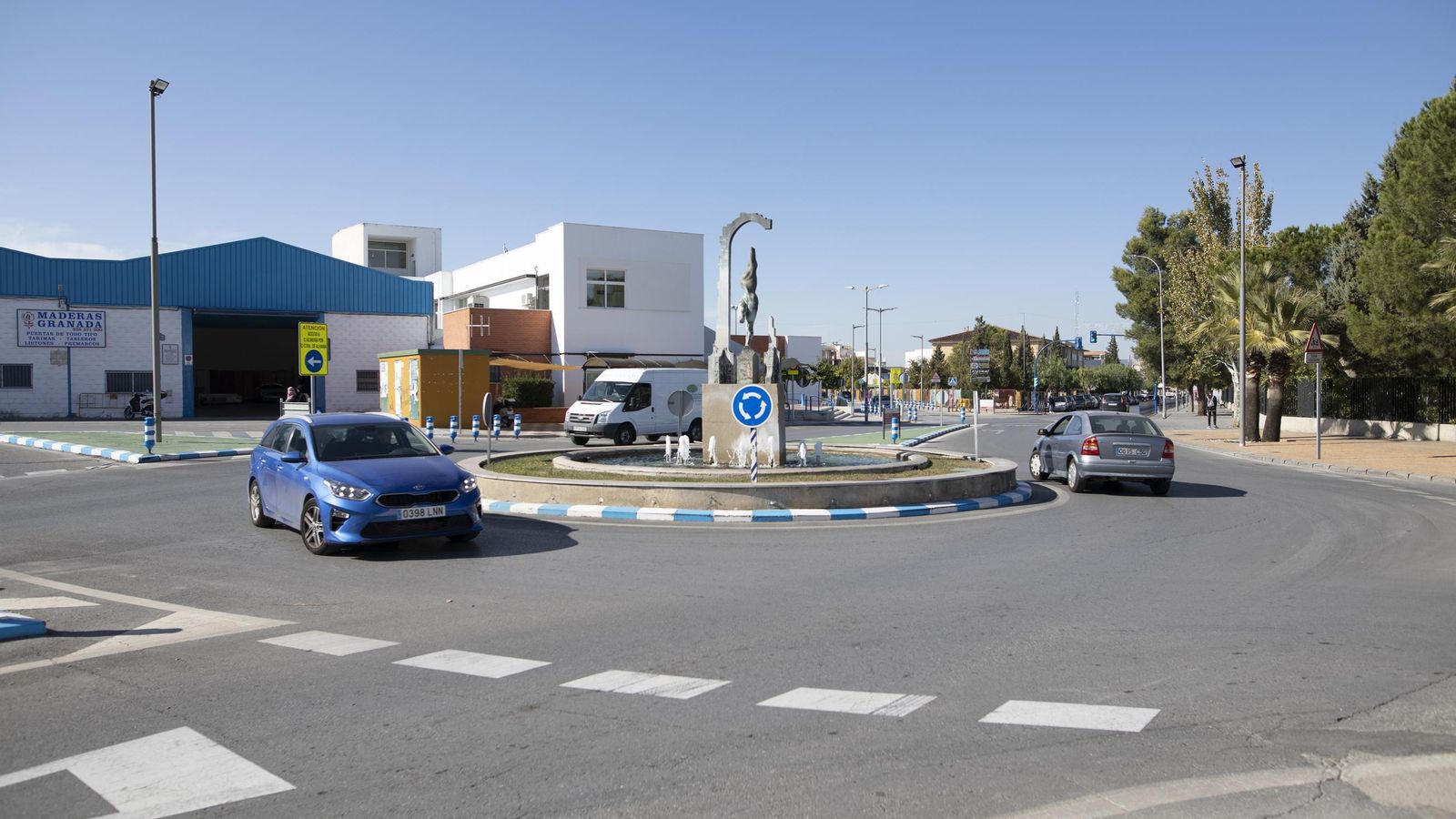 Imagen de la intersección entre la calle Santa Lucía y San Ramón en Churriana