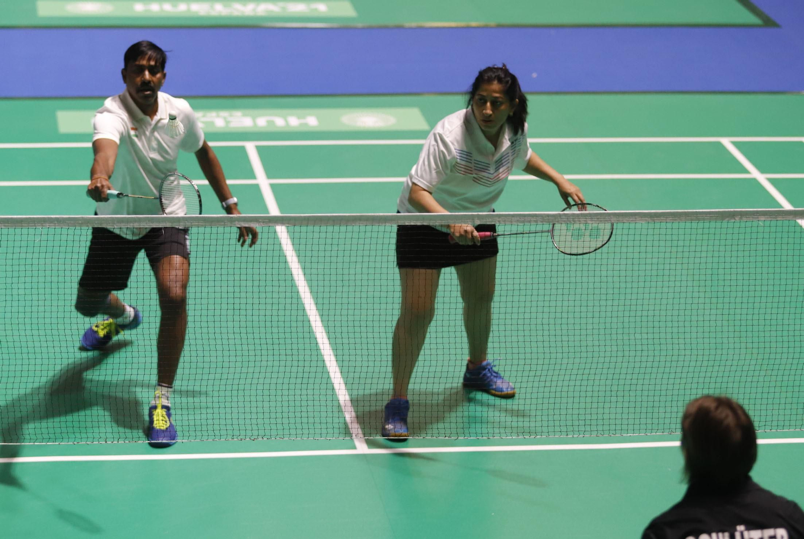 Imágenes del primer día de competición del Mundial senior de bádminton de Huelva 2021