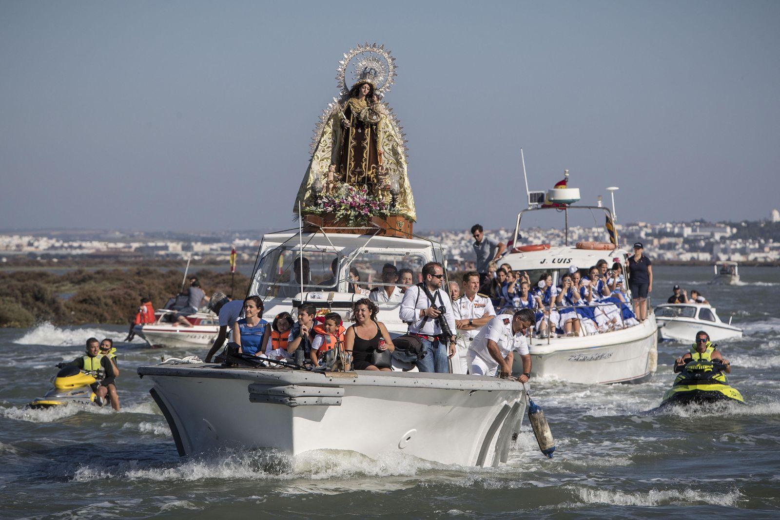 Festividad del Carmen en San Fernando