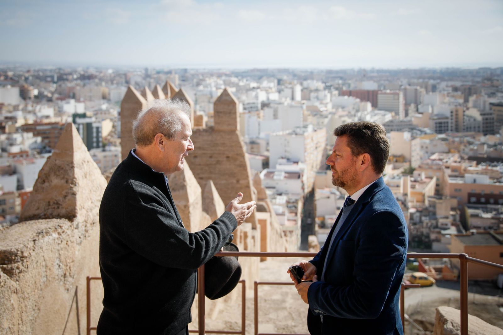 Las imágenes de la restauración de la Muralla de San Cristóbal