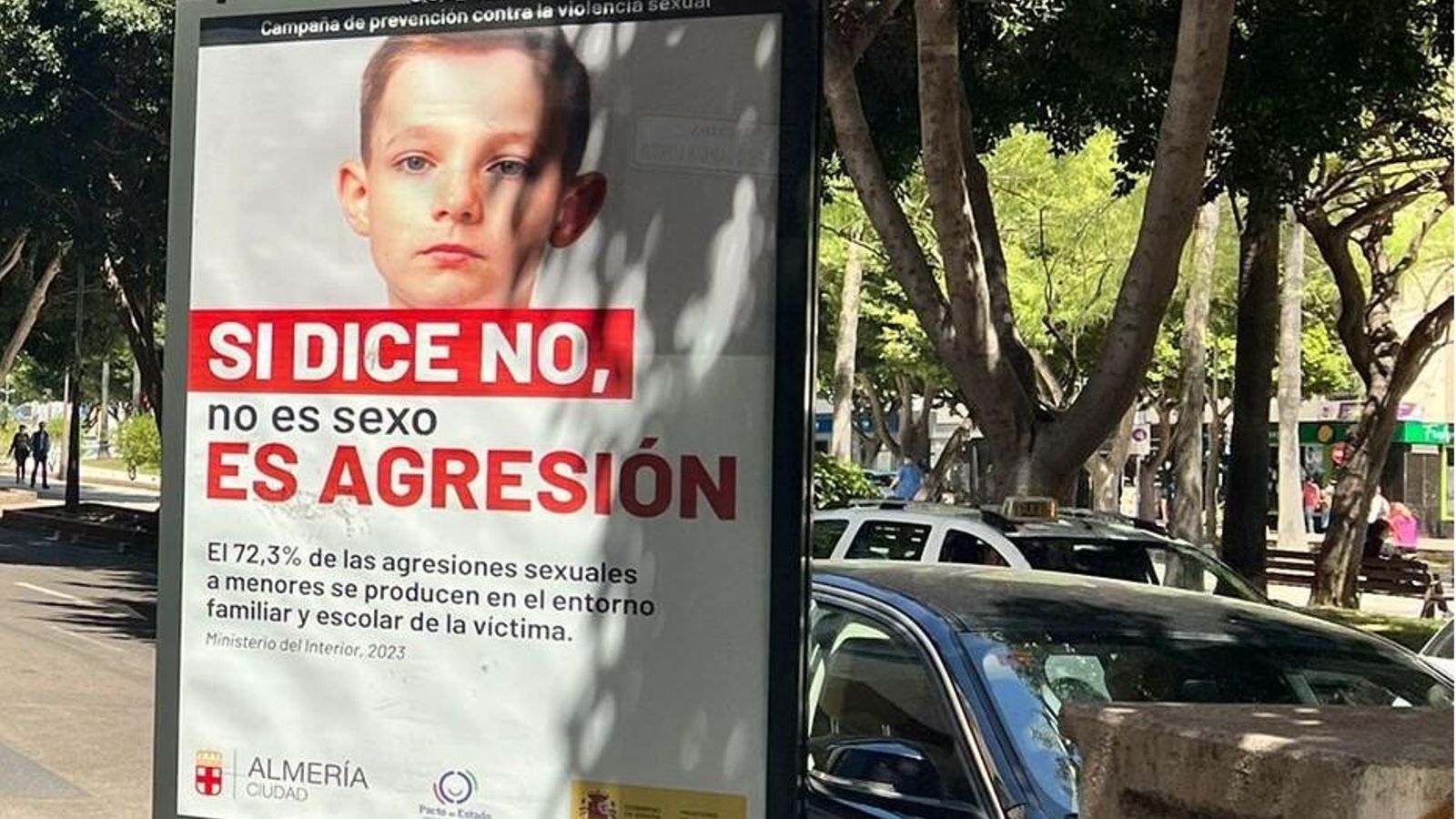El errado cartel de la campaña contra las agresiones sexuales