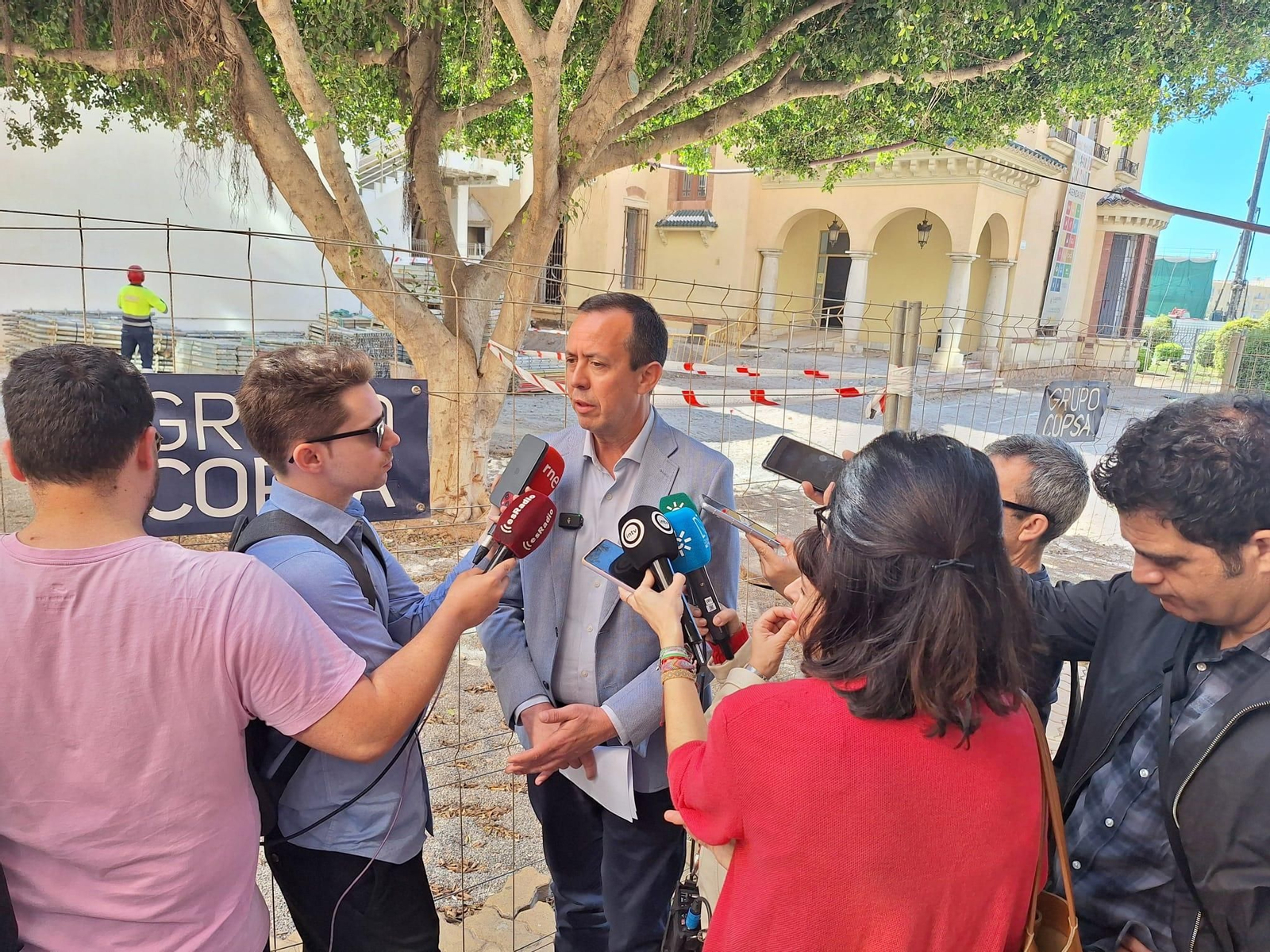El subdelegado del Gobierno, José María Martín, en el encuentro con los medios celebrado hace unos días.