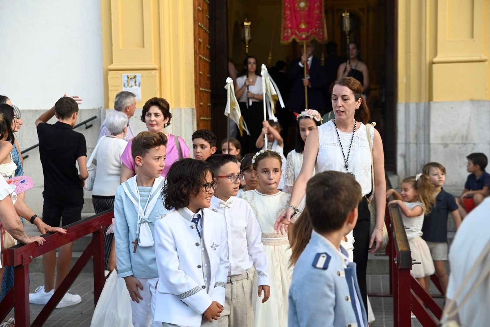 La procesión del Corpus Christi en Cañero, en imágenes