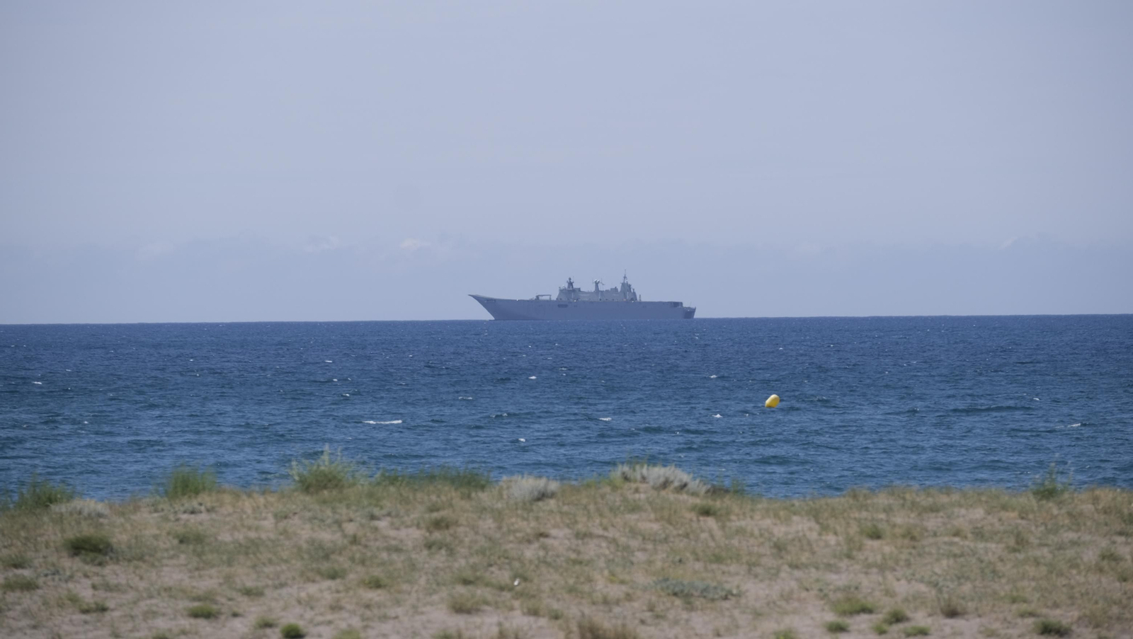 Desembarco de la Infantería de Marina en la Playa del Perdigal, en El Alquián-Almería