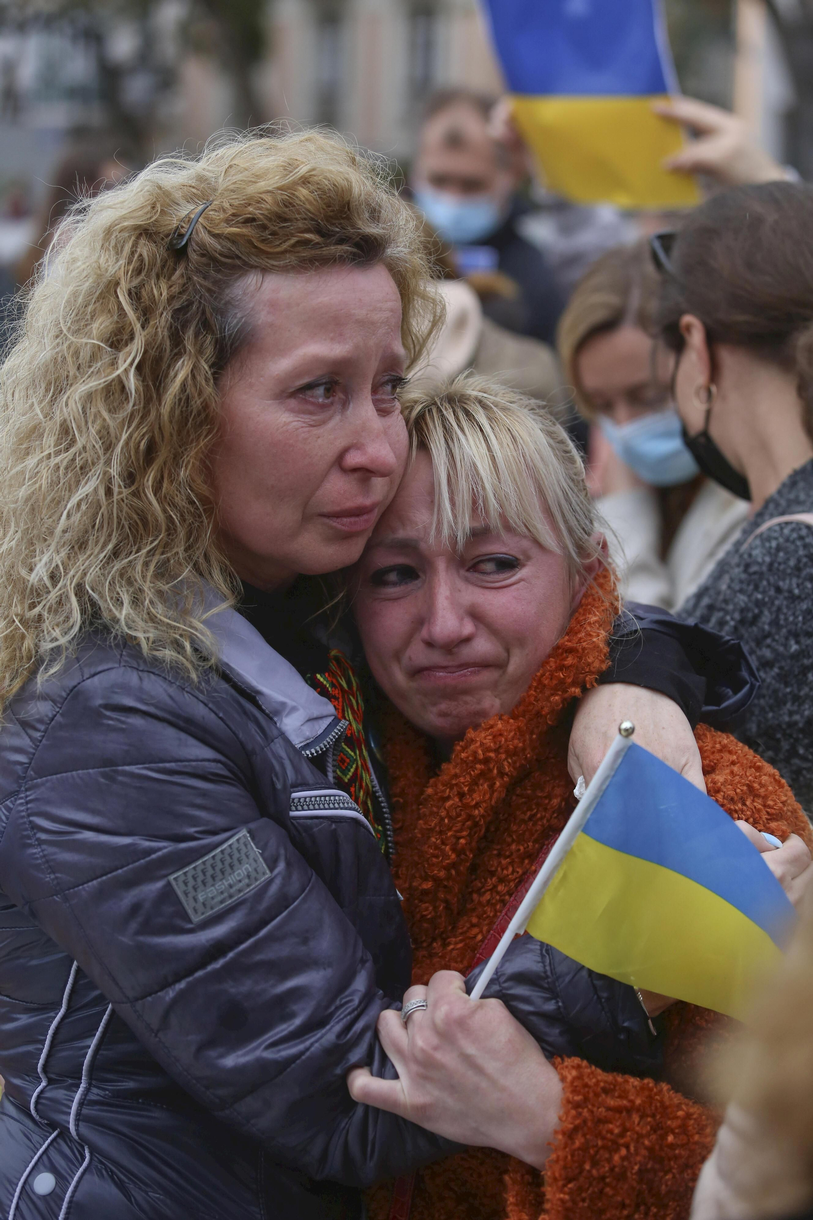 Las fotos de la concentración en Málaga para implorar la paz