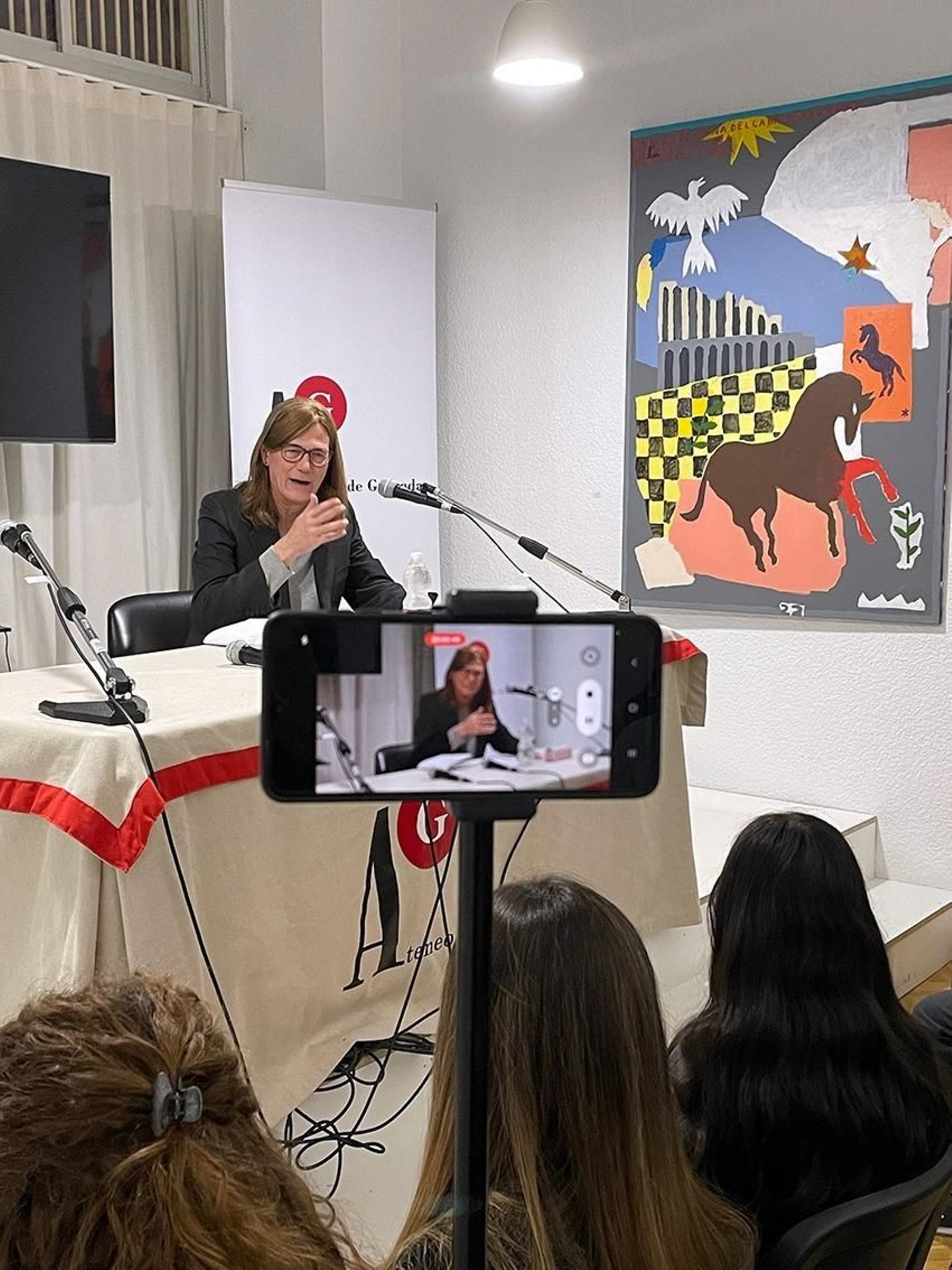 Juan Carlos Friebe en una de sus últimas intervenciones públicas.