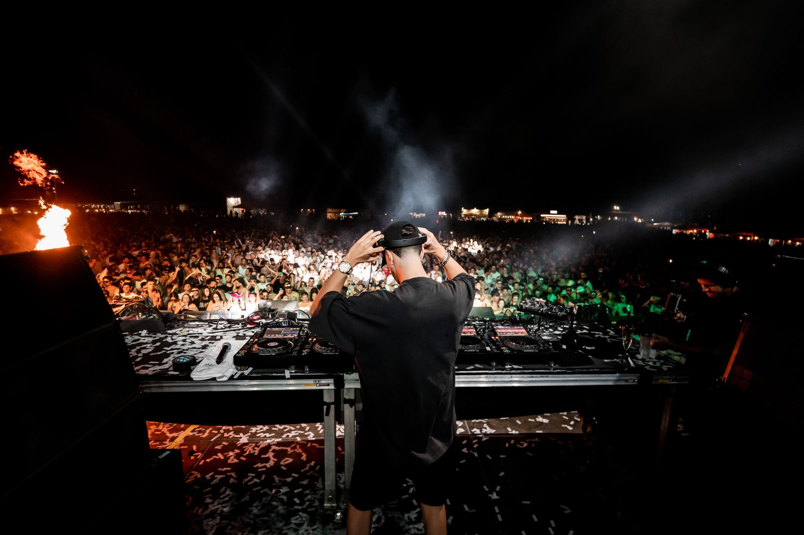 Imagen de Wade, sobre el escenario.