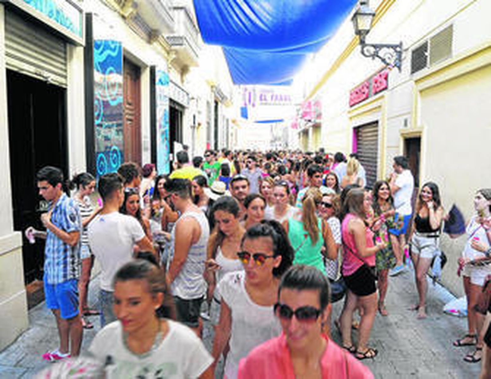 La chiquillería es, fundamentalmente, la primera gran usuaria de la Feria del Centro, especialmente después del mediodía.