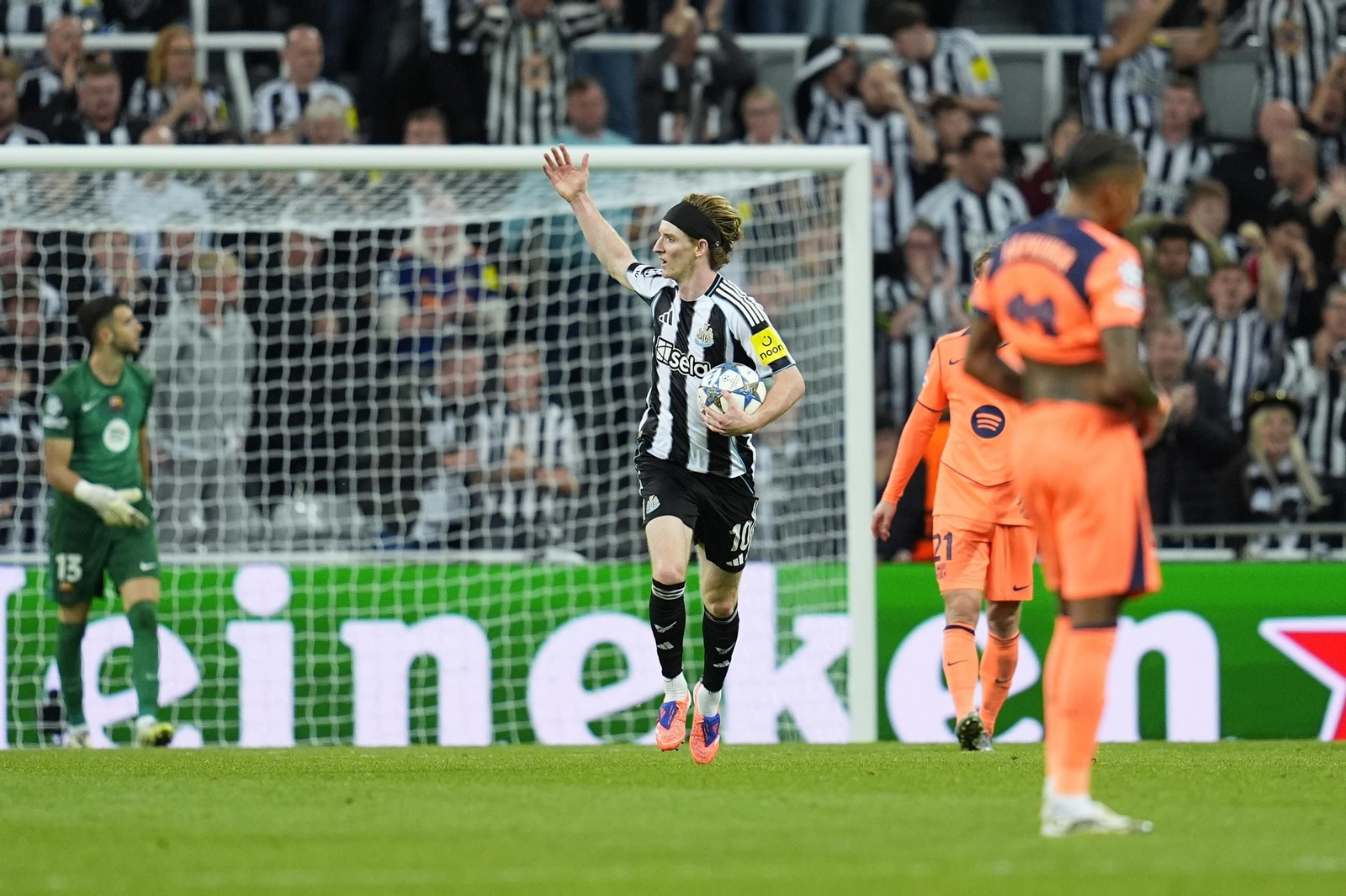 Las fotos del Newcastle-Barcelona