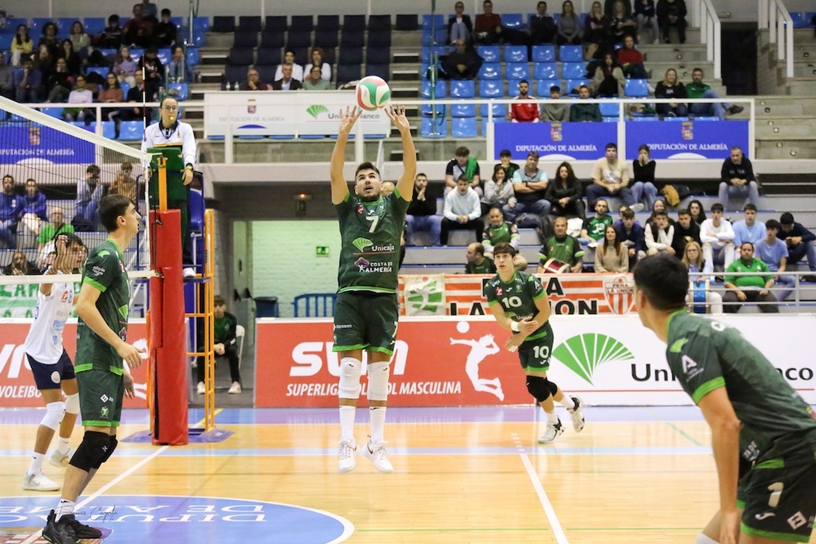 Andrés Portero, durante un encuentro en el Moisés Ruiz