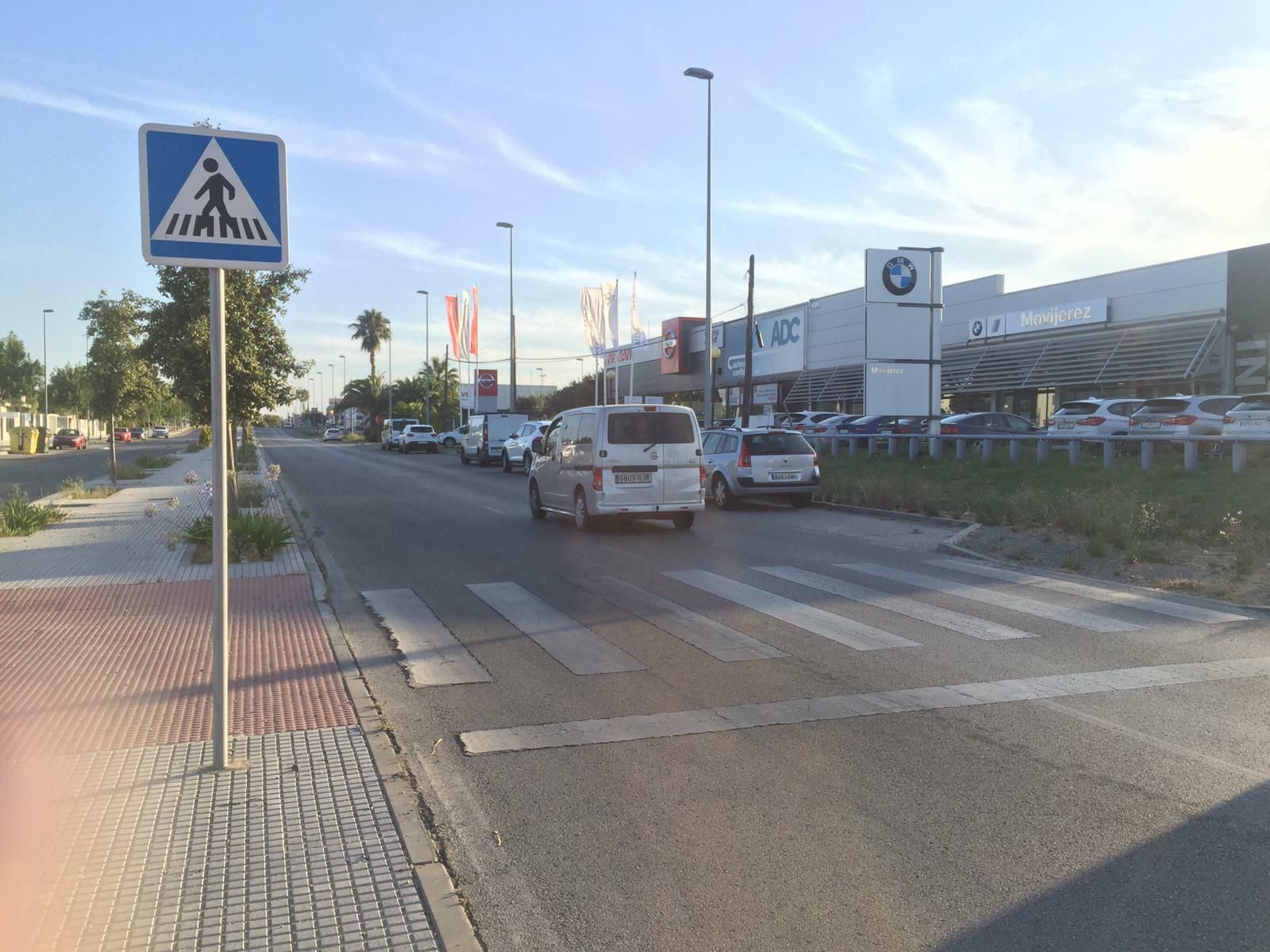 Imagen del lugar donde ha sucedido el atropello.