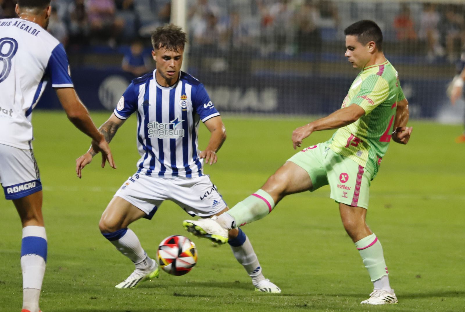 Imágenes del encuentro entre el Recreativo de Huelva y el Málaga