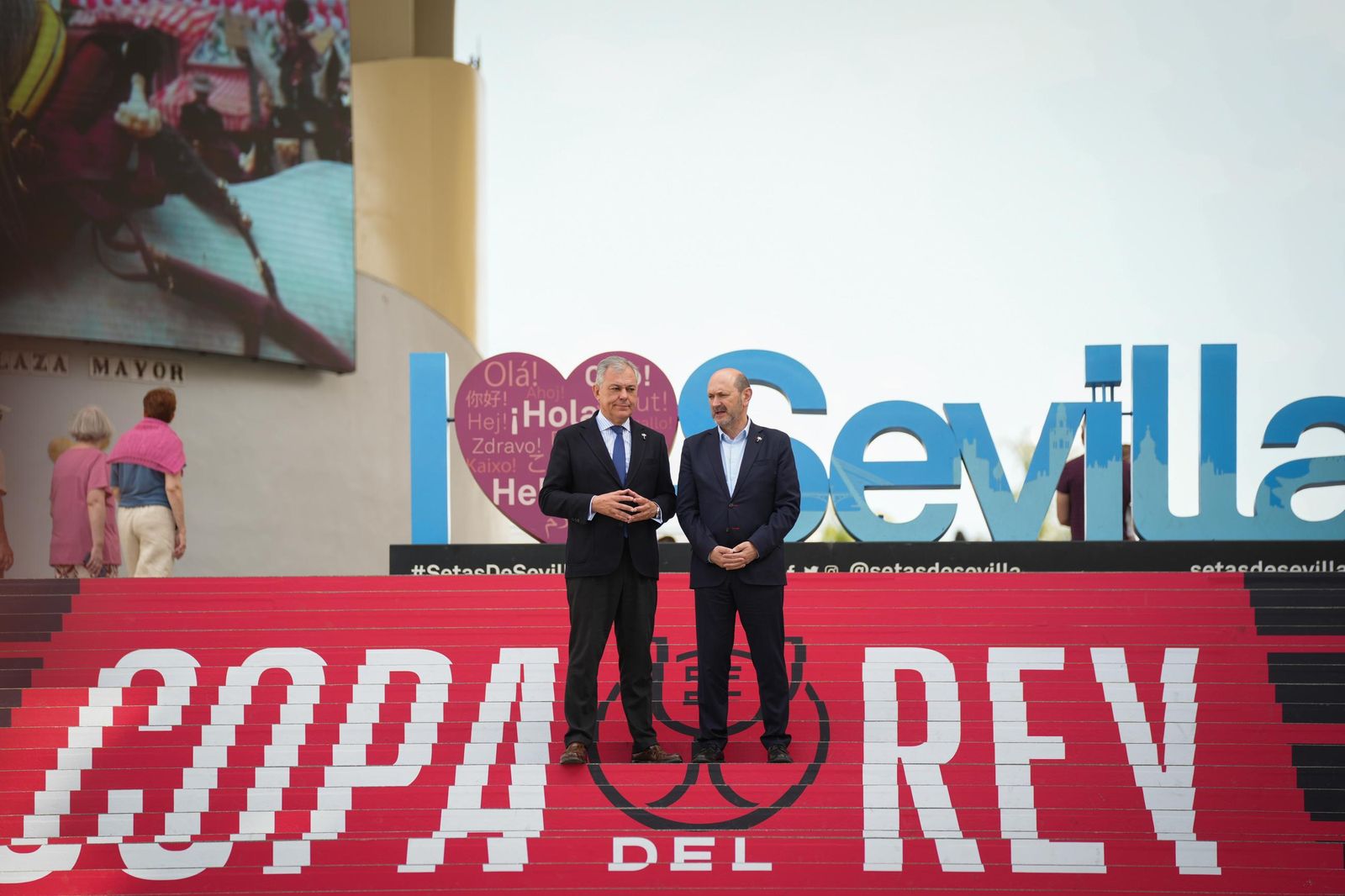 La fotos del día antes de la final de Copa Barcelona - Real Madrid