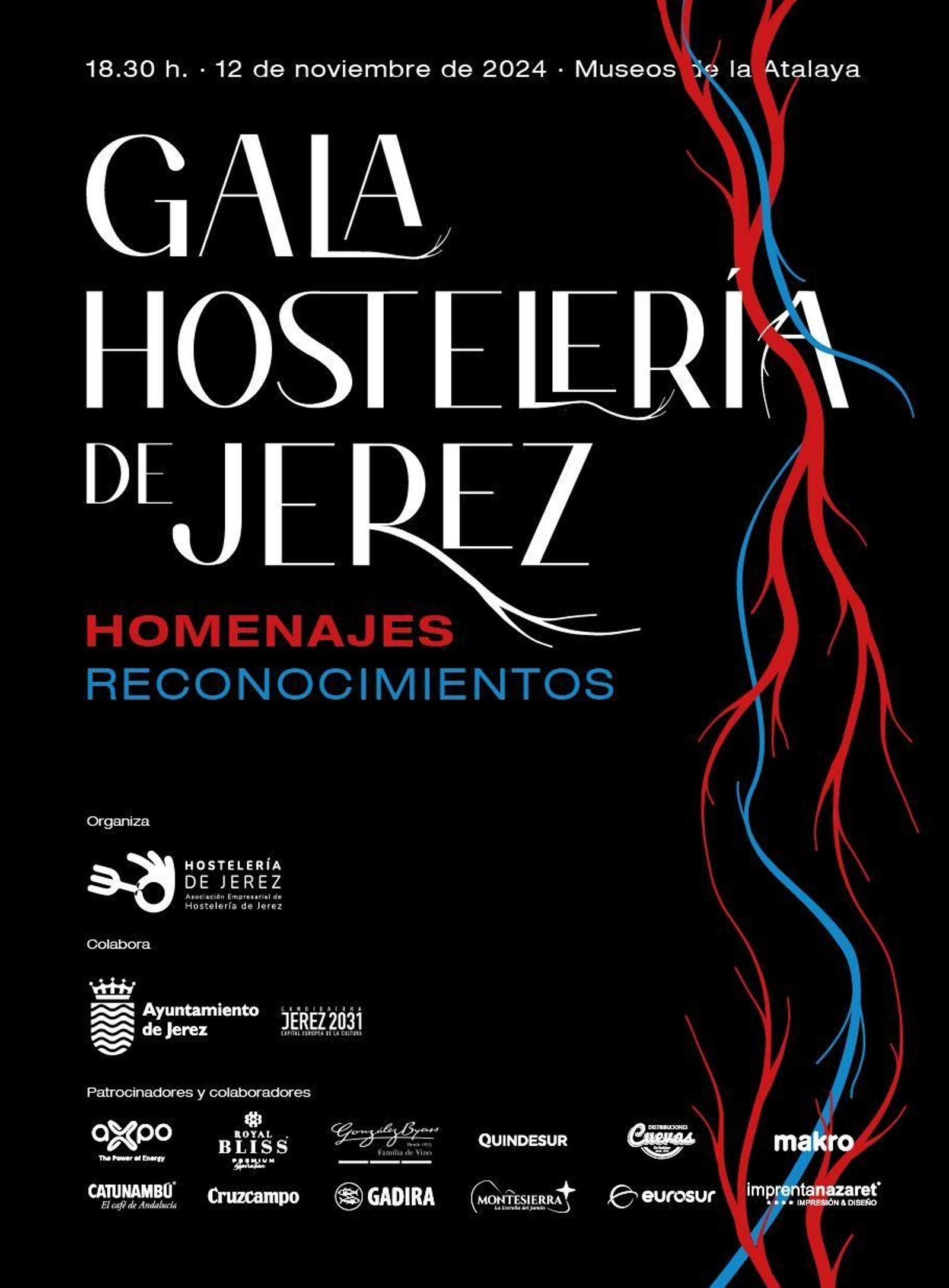 Cartel del evento, realizado por FDZ Estudio.