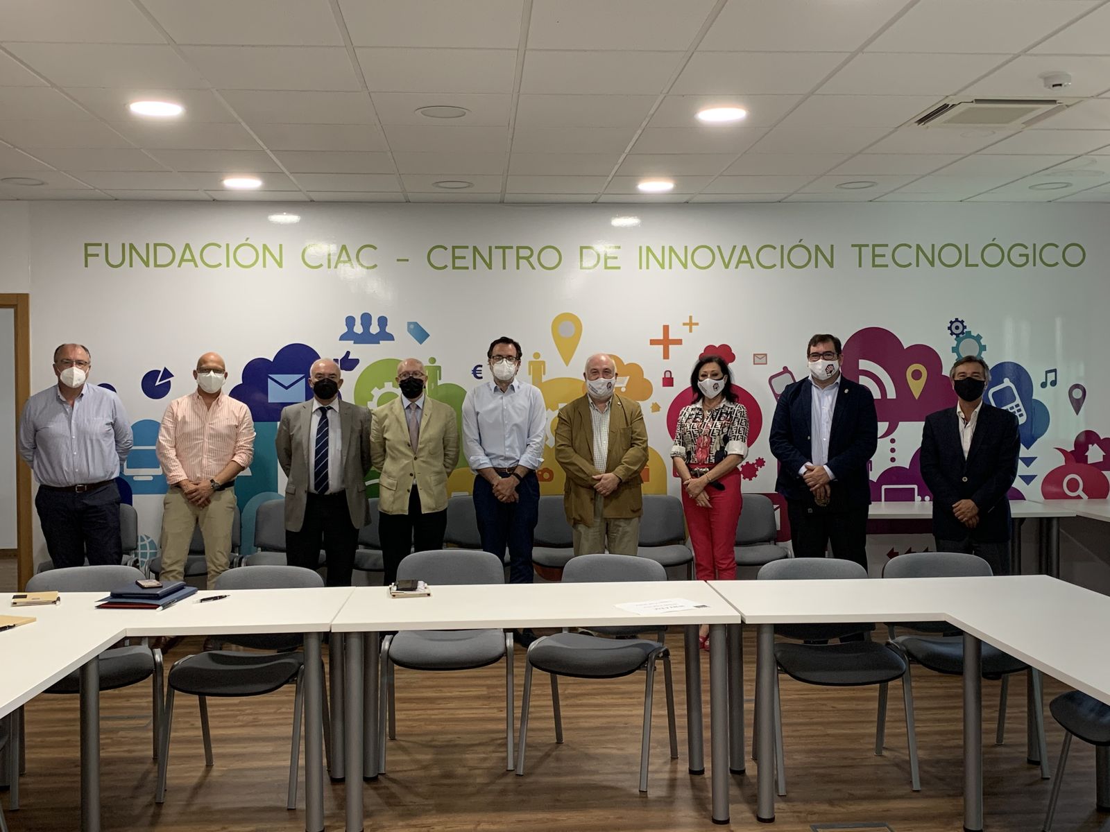 Representantes del Consejo Social de la UCO y del Centro de Innovación Tecnológico.
