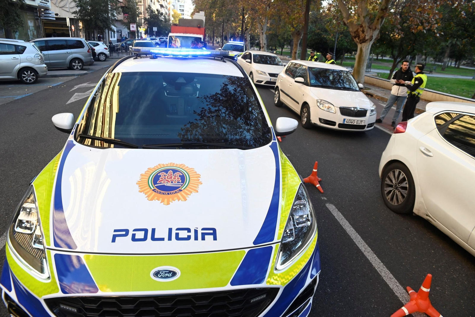 Los controles de alcoholemia en Córdoba por Navidad, en imágenes