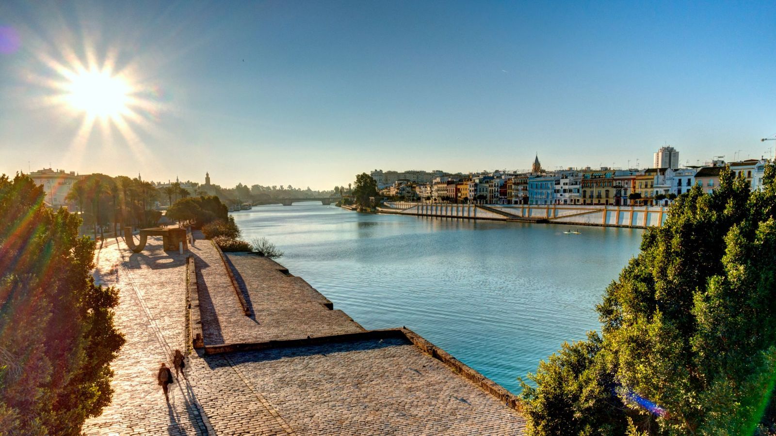 Imagen aérea del entorno del río Guadalquivir
