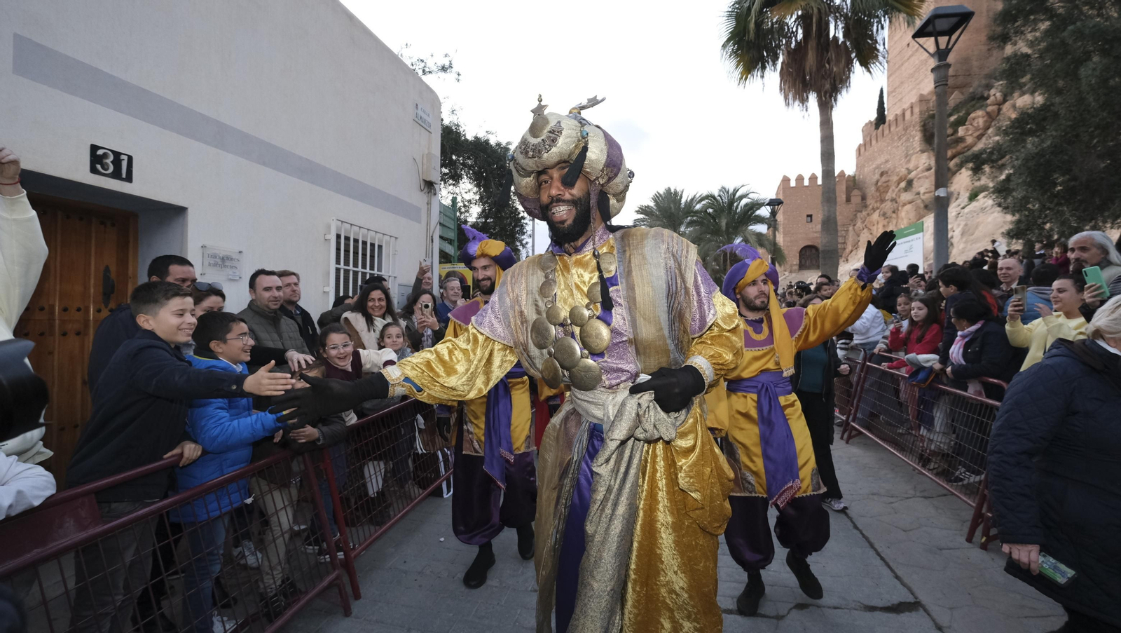 Imágenes de la Cabalgata de los Reyes Magos en Almería