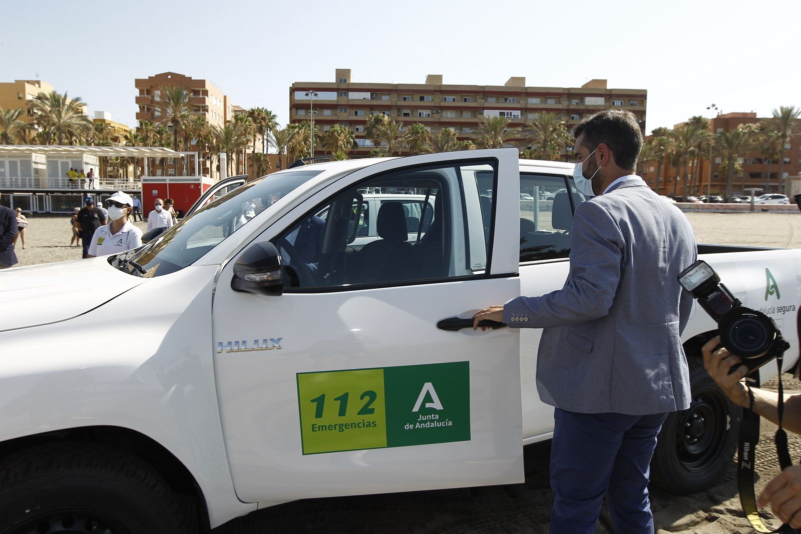 Presentación de vehículos para vigilancia de las playas. Almería