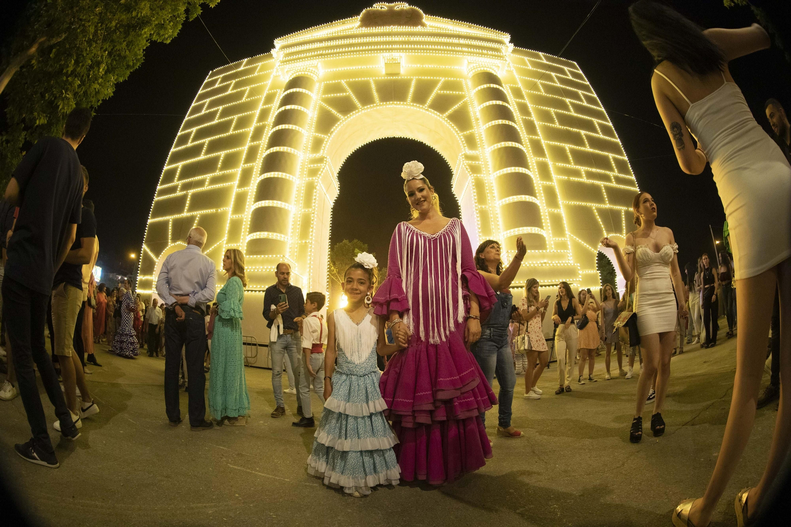 Así ha sido la primera noche de feria del Corpus en Granada después de tres años de pandemia