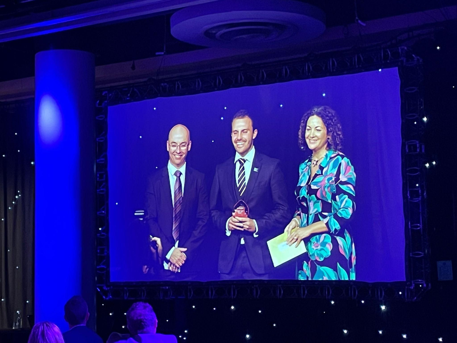 Enrique Martín Ocaña, galardonado con el premio 'Young Software Engineer of the Year'.