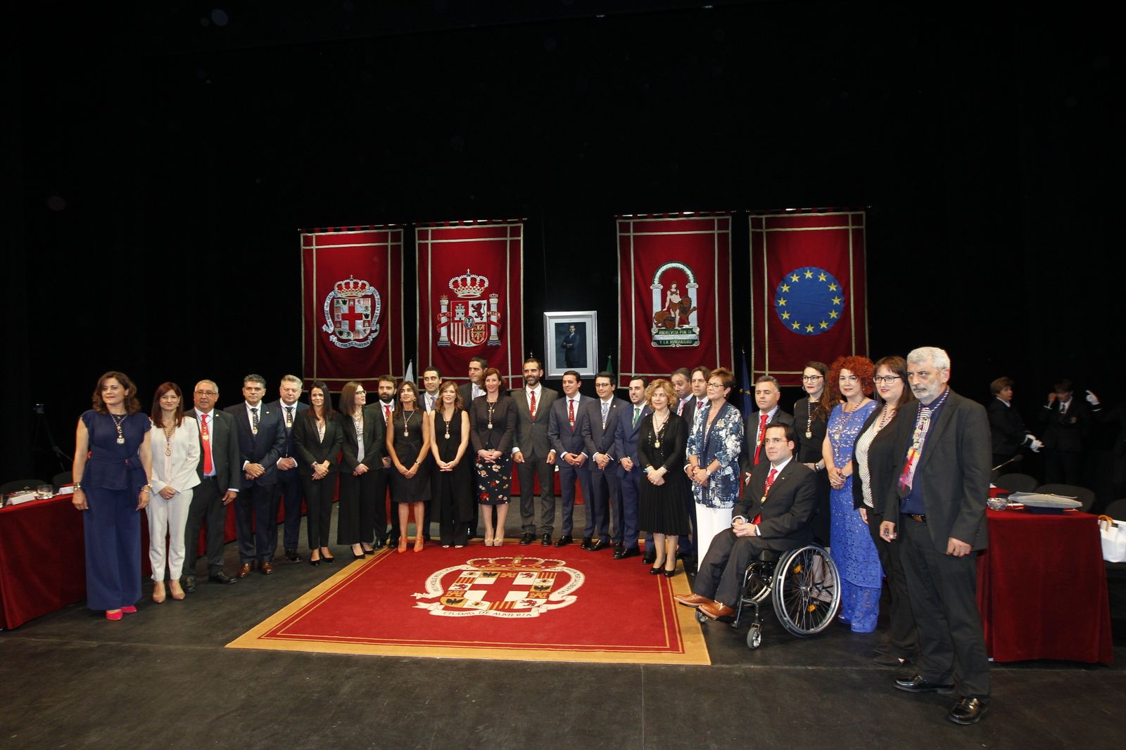 Fotogalería Pleno Constitución Ayuntamiento de Almería